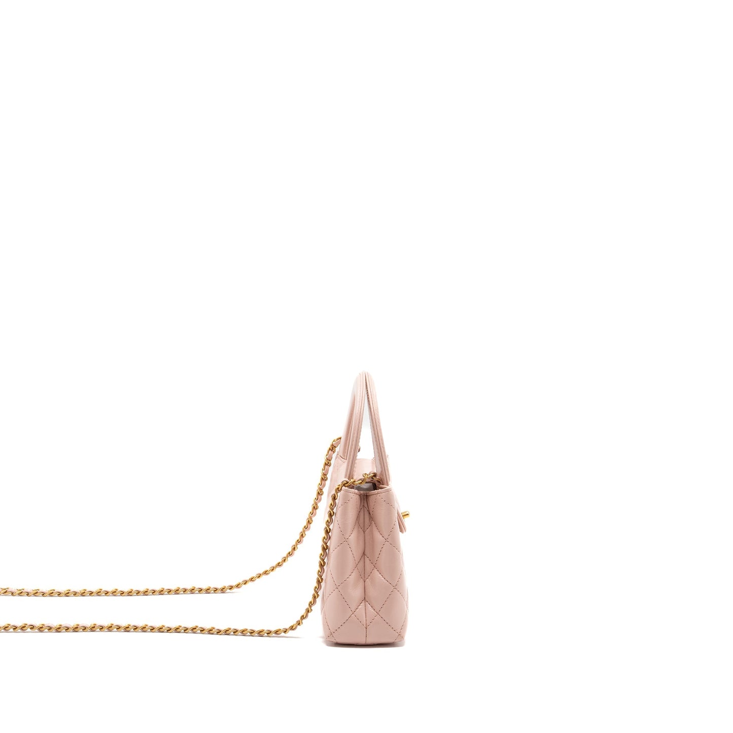 Chanel 23k Mini Shopping Tote Calfskin Light Pink (Microchip)