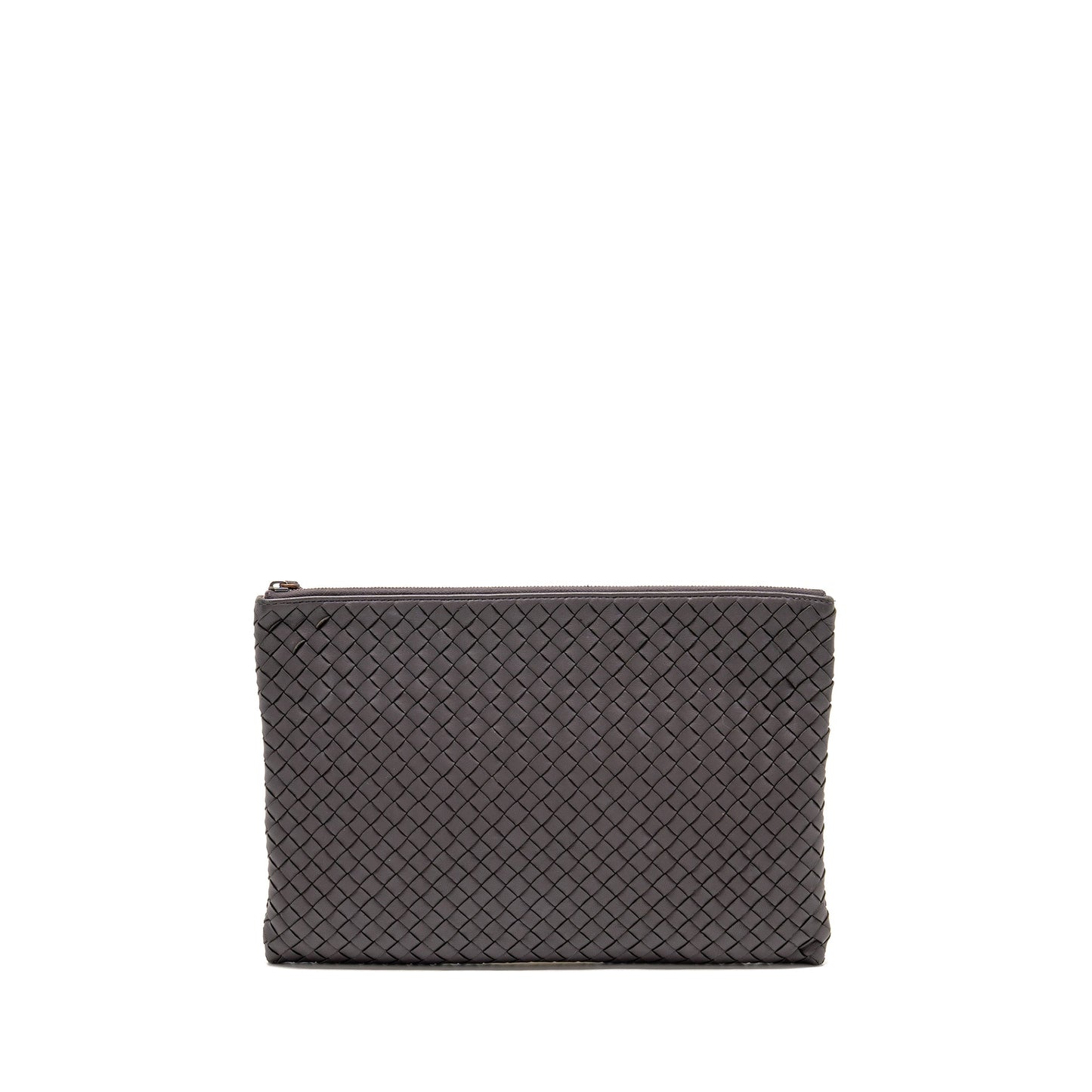 Bottega Veneta Intrecciato Clutch Leather Brown