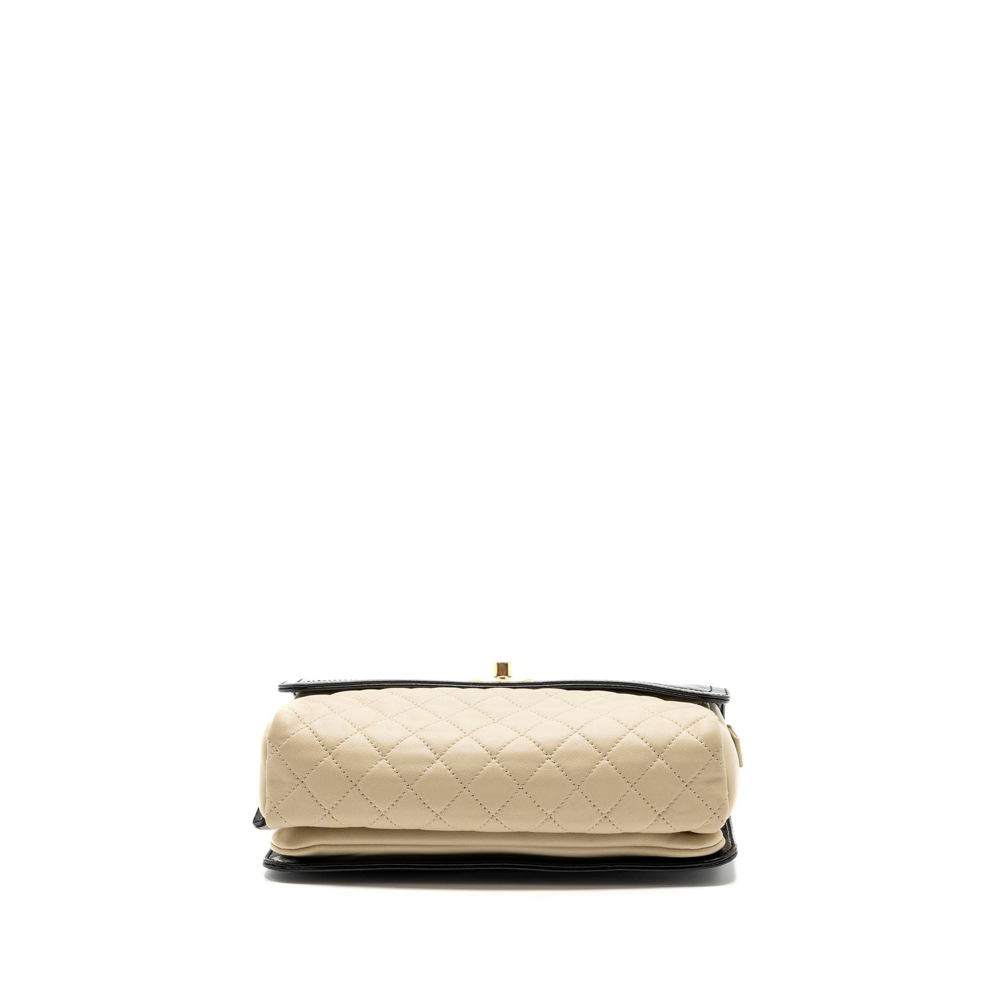 Chanel Medium In The Mix Flap Bag Leather Black/Beige/Cream