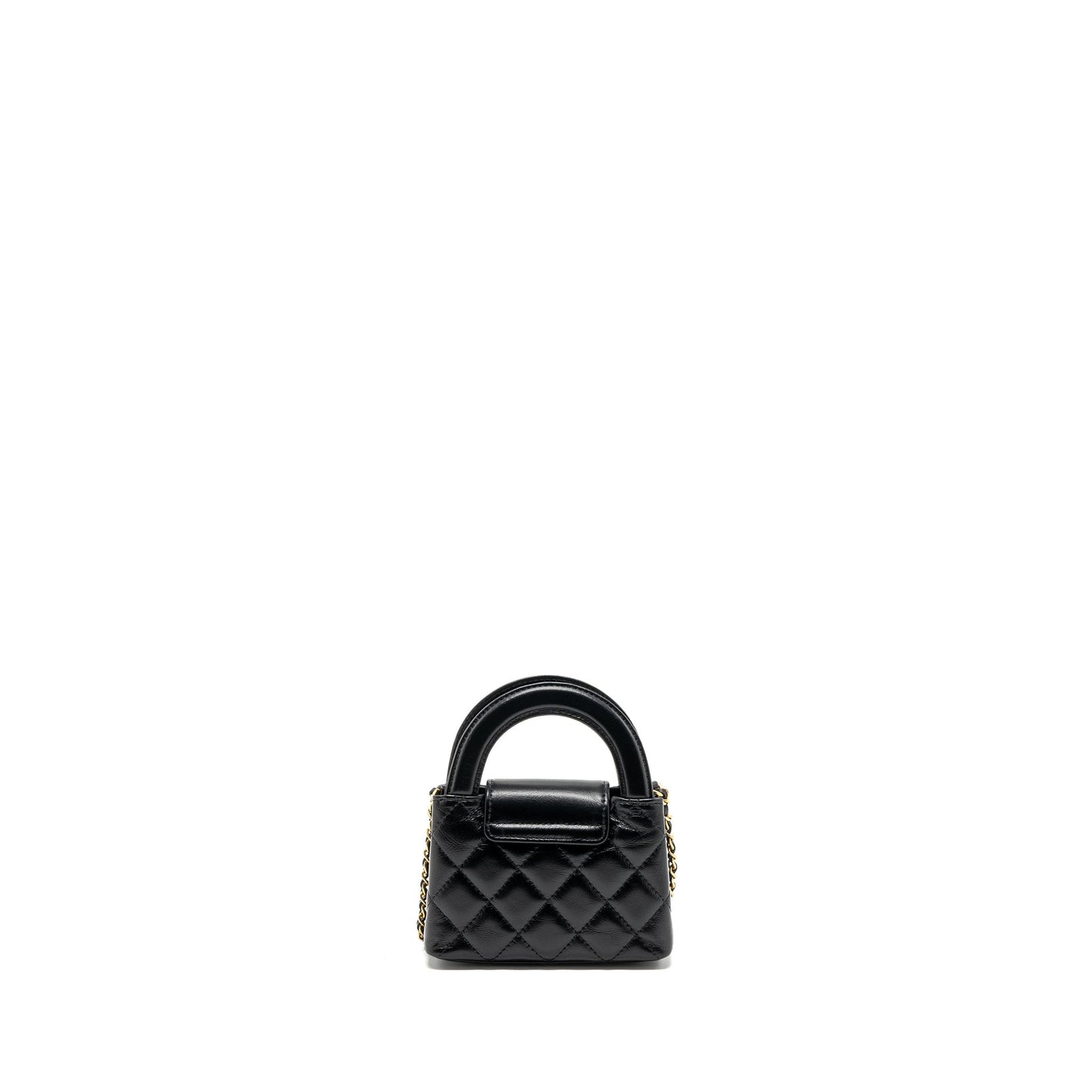 Chanel 23k Nano Shopping Tote Calfskin Black (microchip)