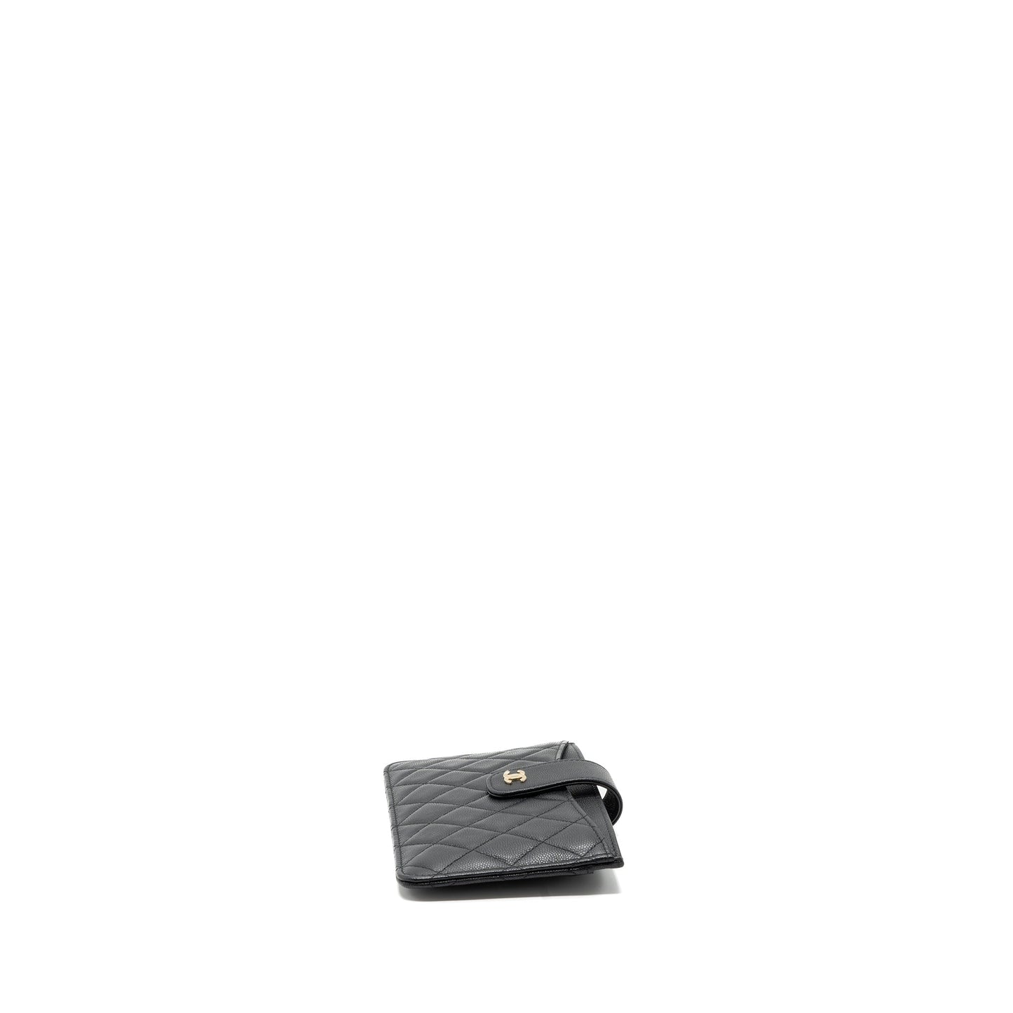 Chanel Clutch Wallet Caviar Black L