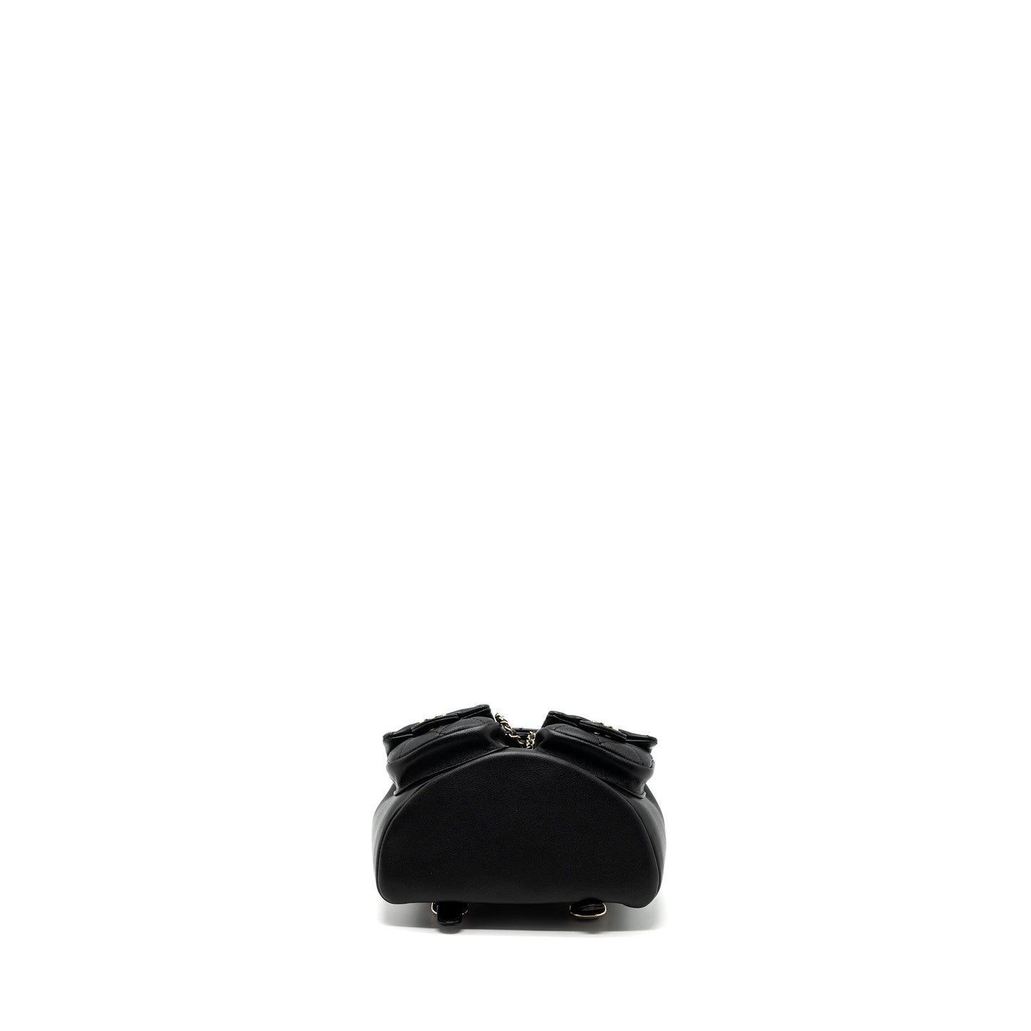 Chanel 23A mini triple pack backpack calfskin black L (microchip )