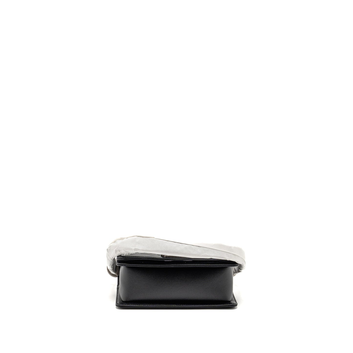 Chanel Small Boy Bag Caviar BLACK Ruthenium  (Microchip)