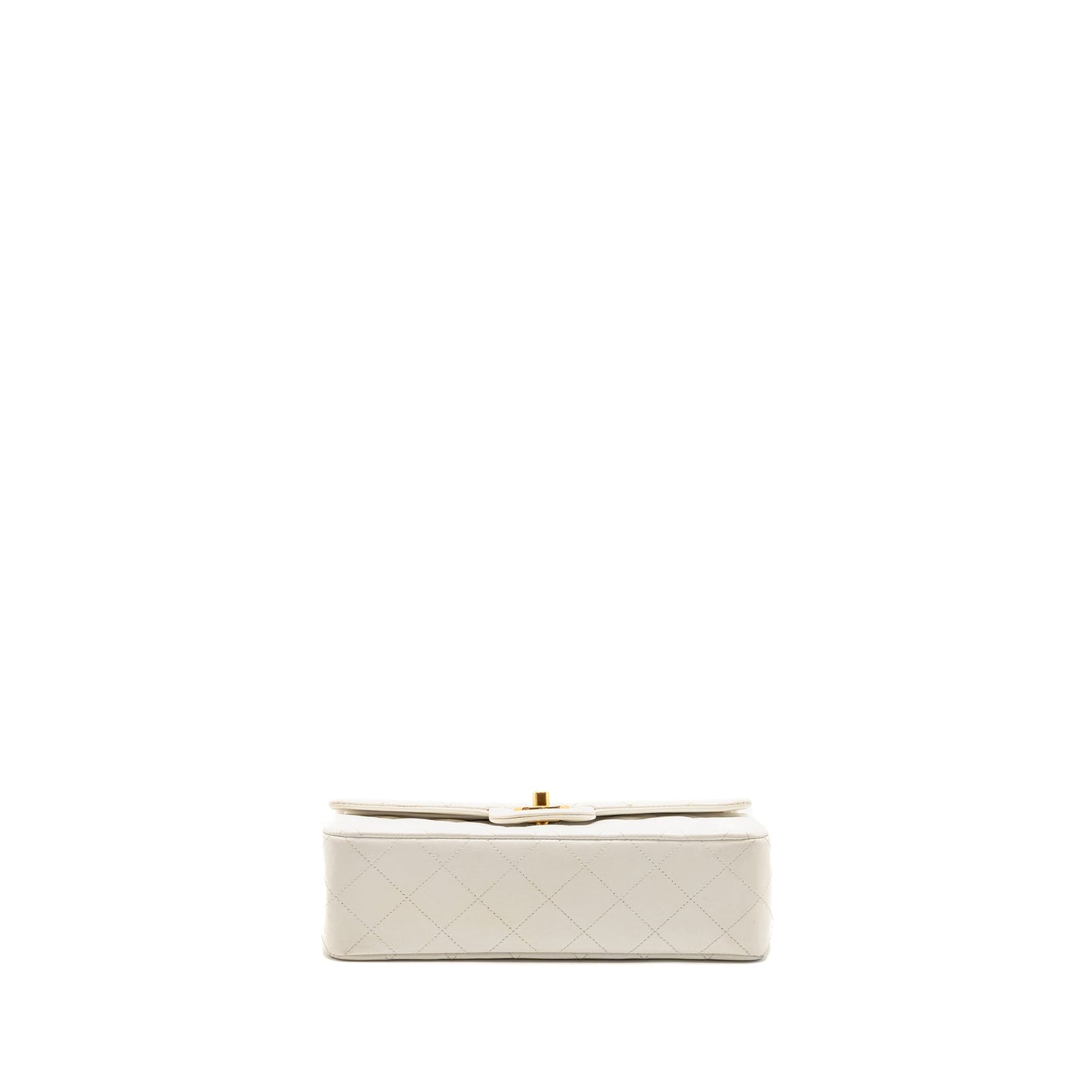 Chanel  Small Classic Double Flap Bag Lambskin White