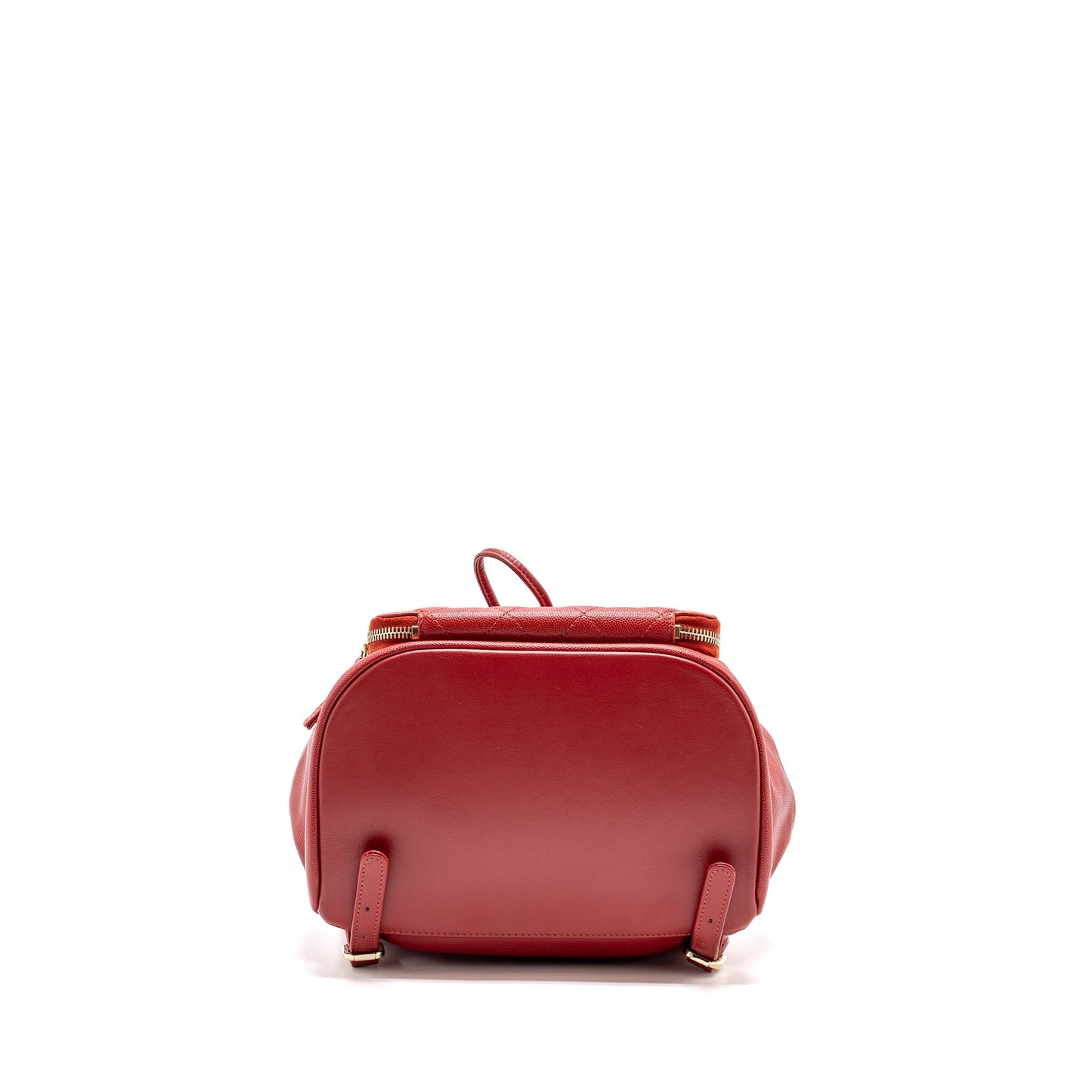 Chanel affinity backpack caviar red