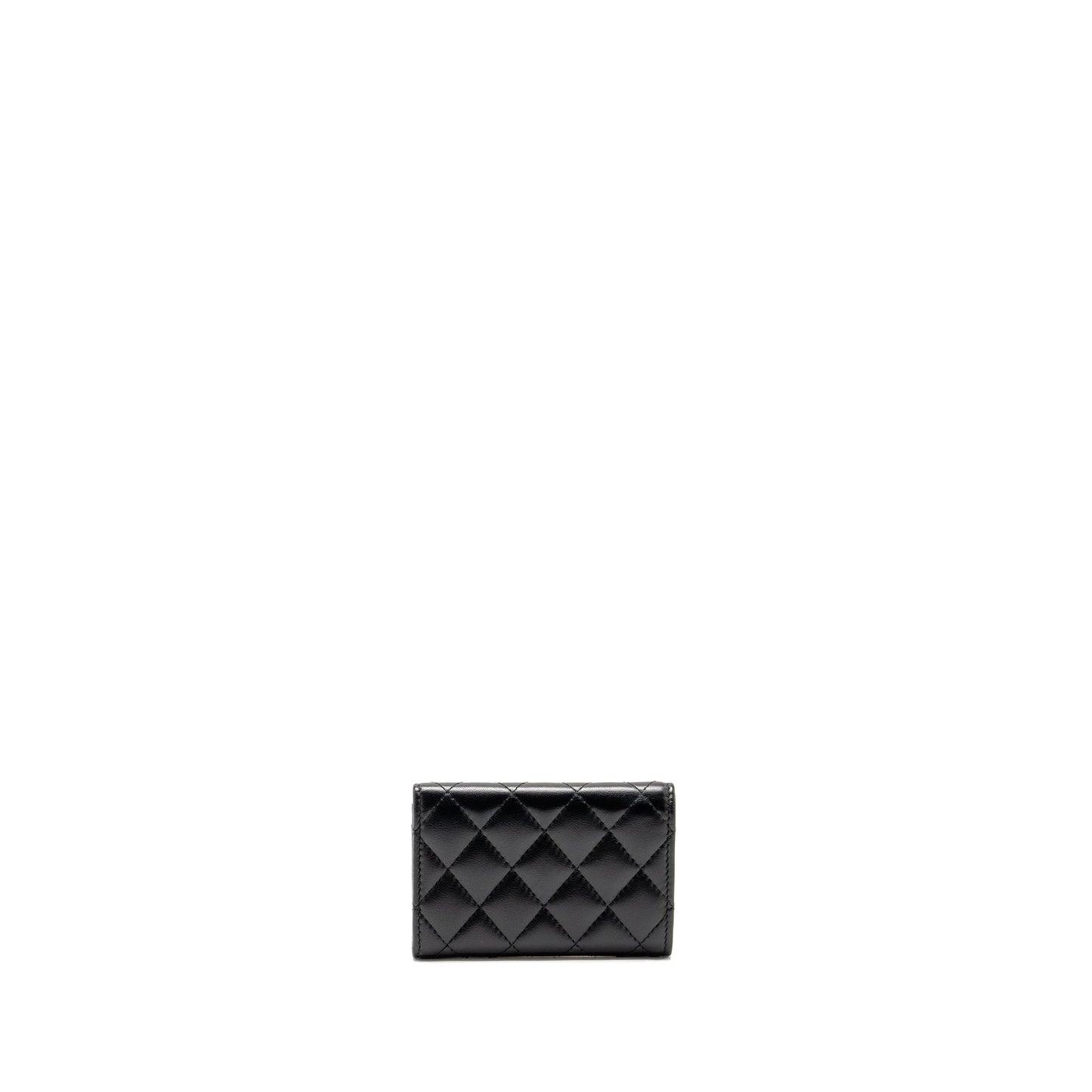 Chanel Classic Flap Card Holder Lambskin Black
