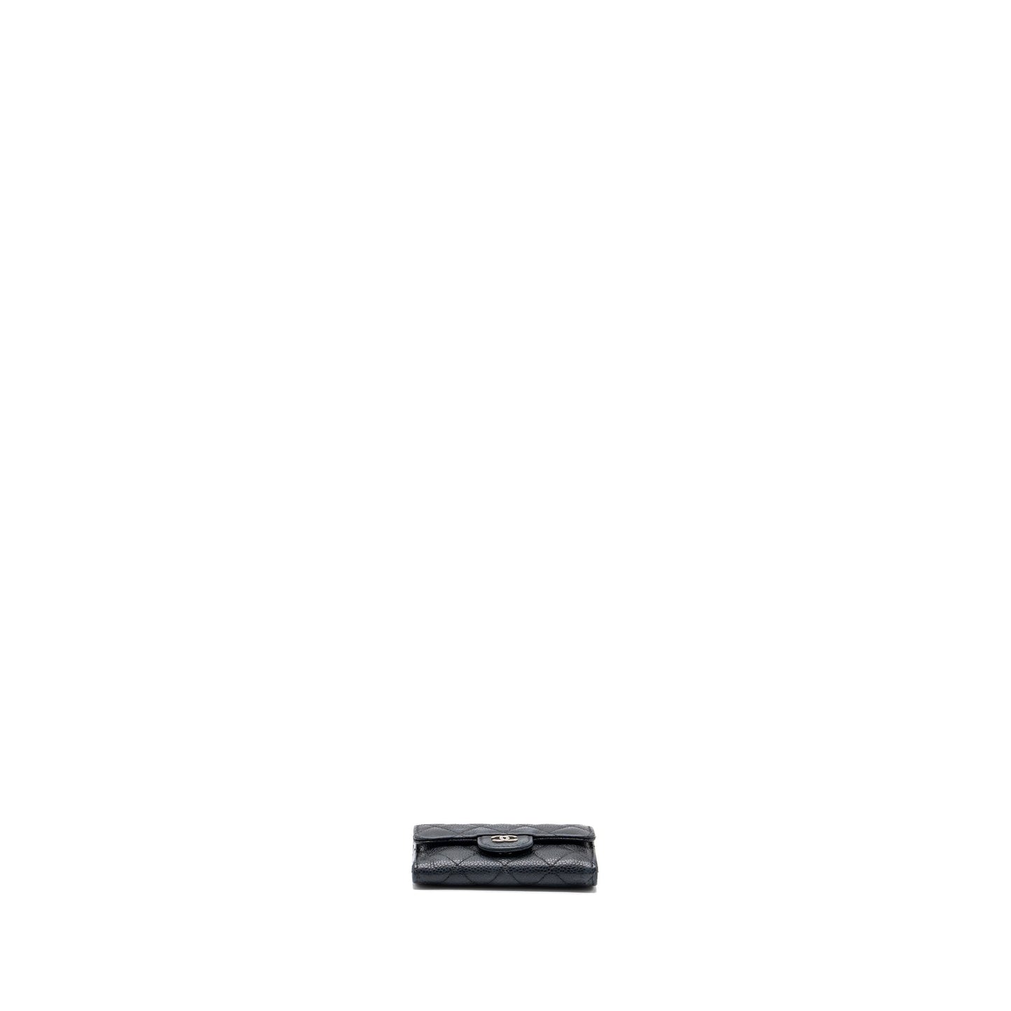 CHANEL CLASSIC FLAP CARD HOLDER CAVIAR BLACK