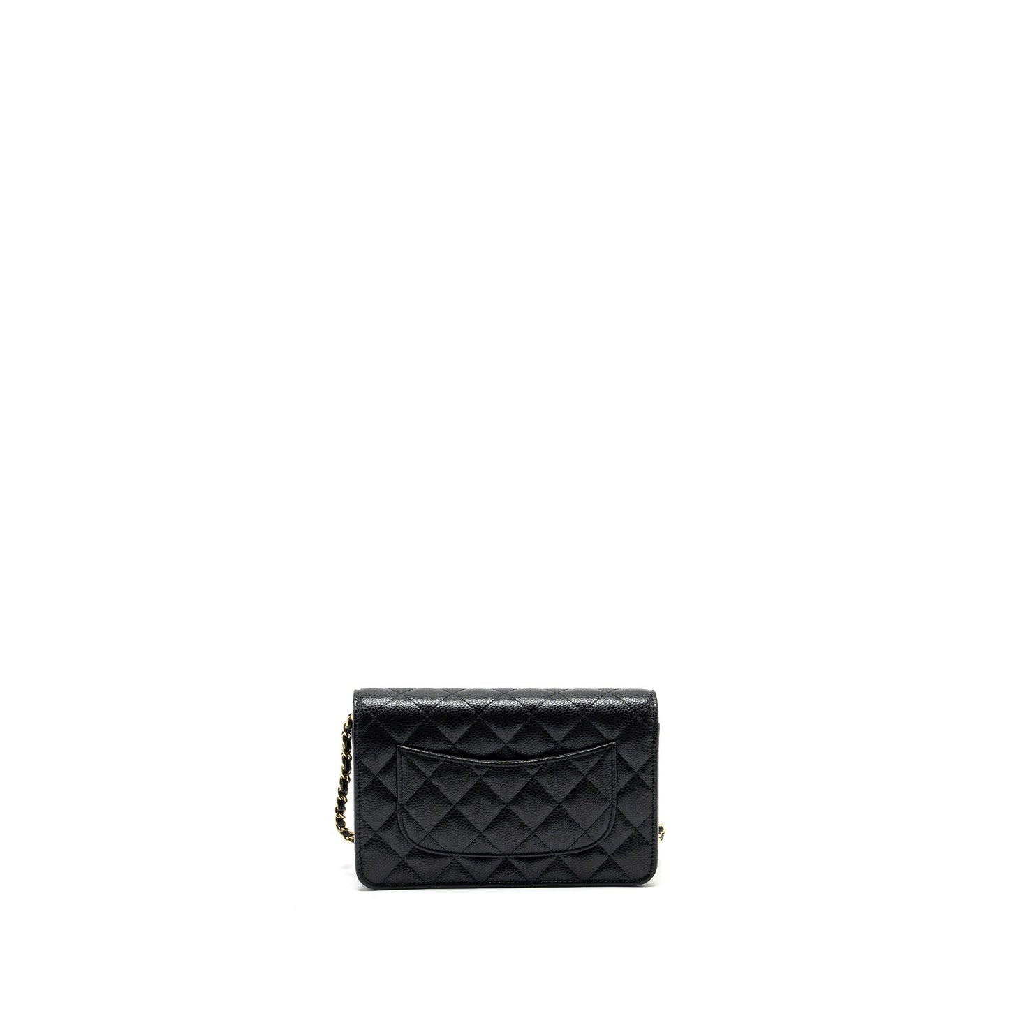 Chanel Classic Wallet on Chain Caviar black  (microchip)