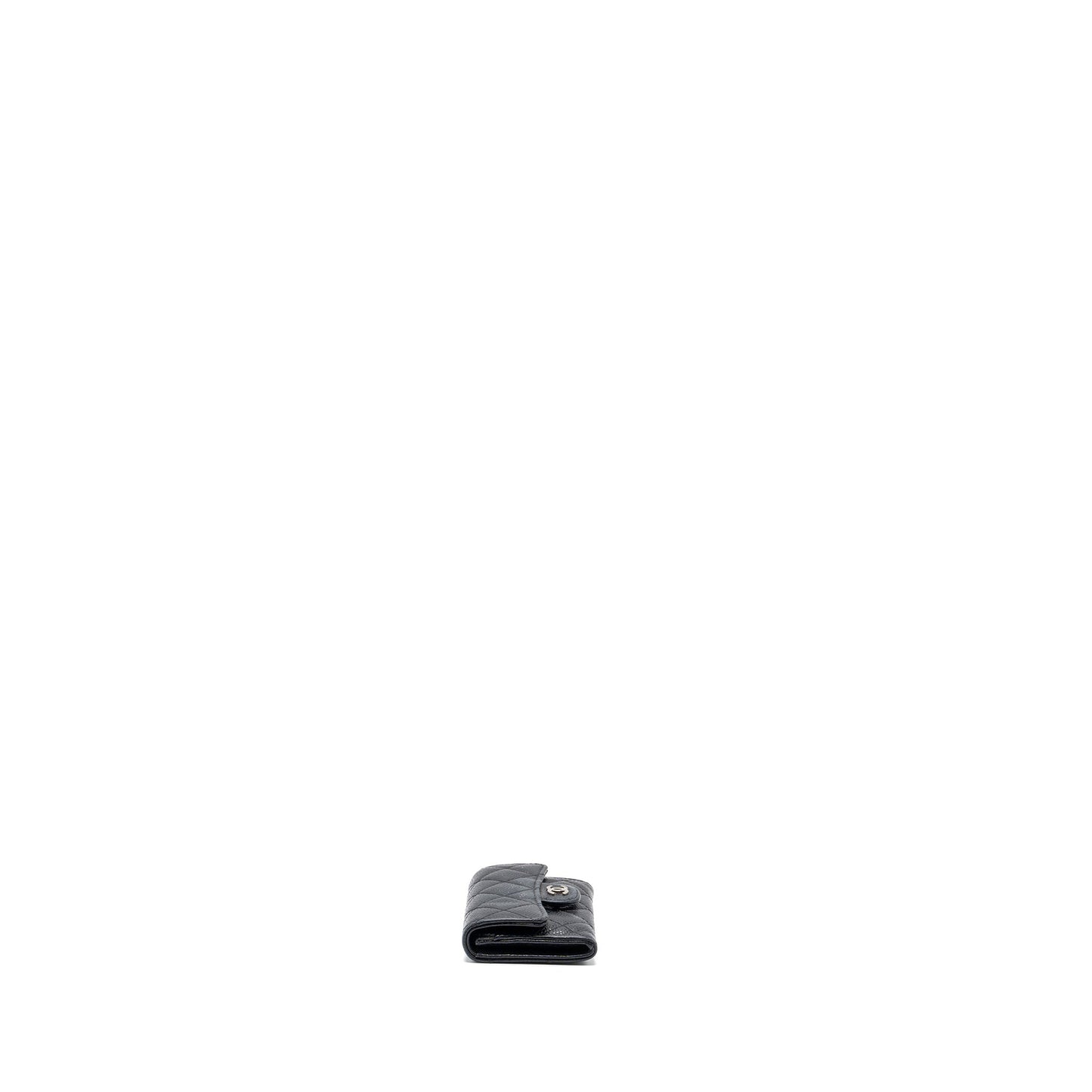 CHANEL CLASSIC FLAP CARD HOLDER CAVIAR BLACK