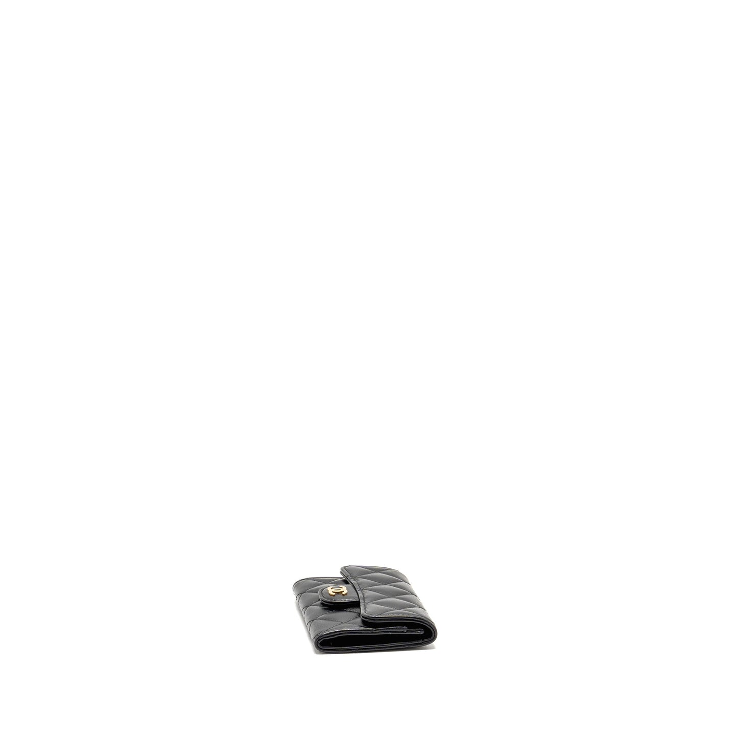 Chanel Classic Flap Card Holder Lambskin Black