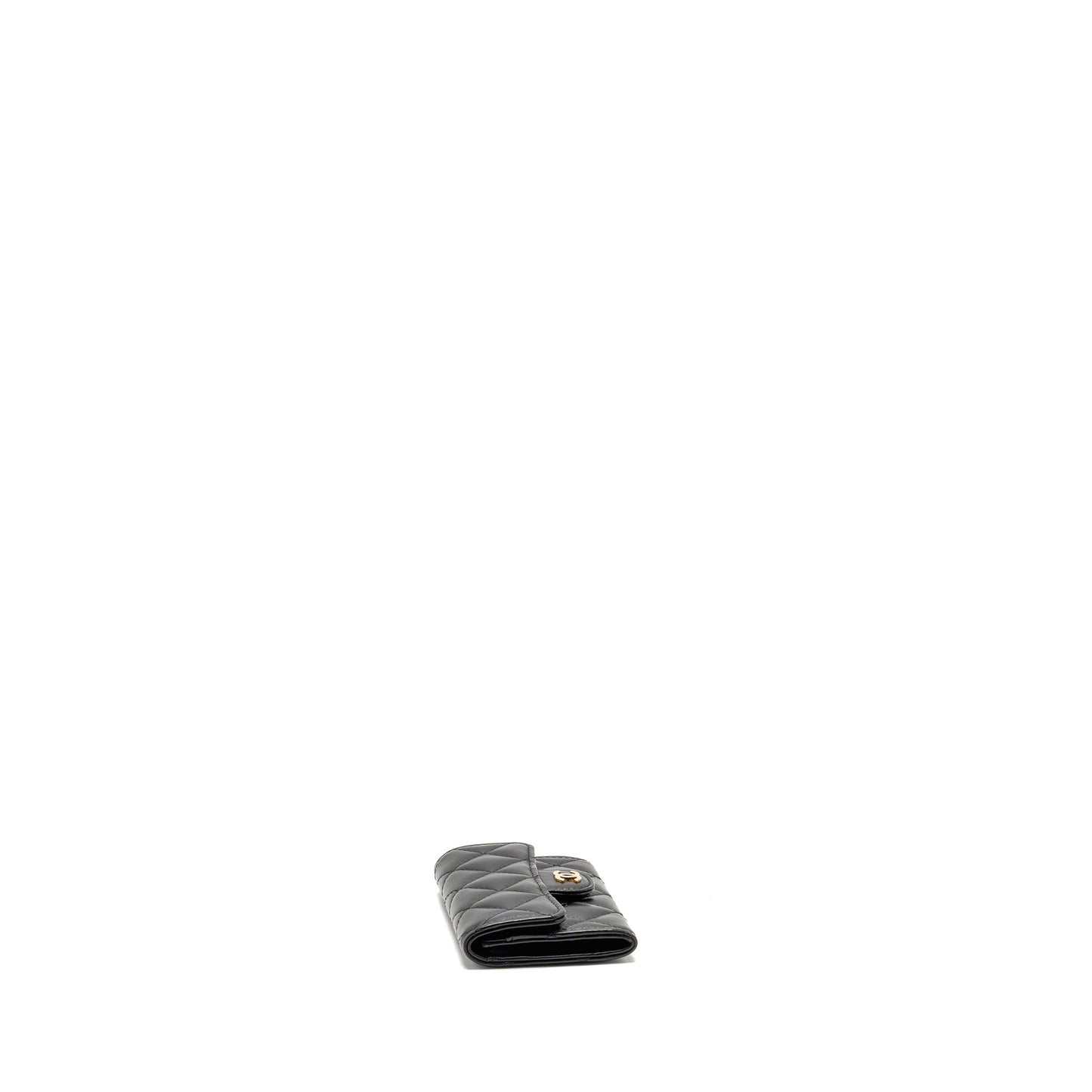 Chanel Classic Flap Card Holder Lambskin Black