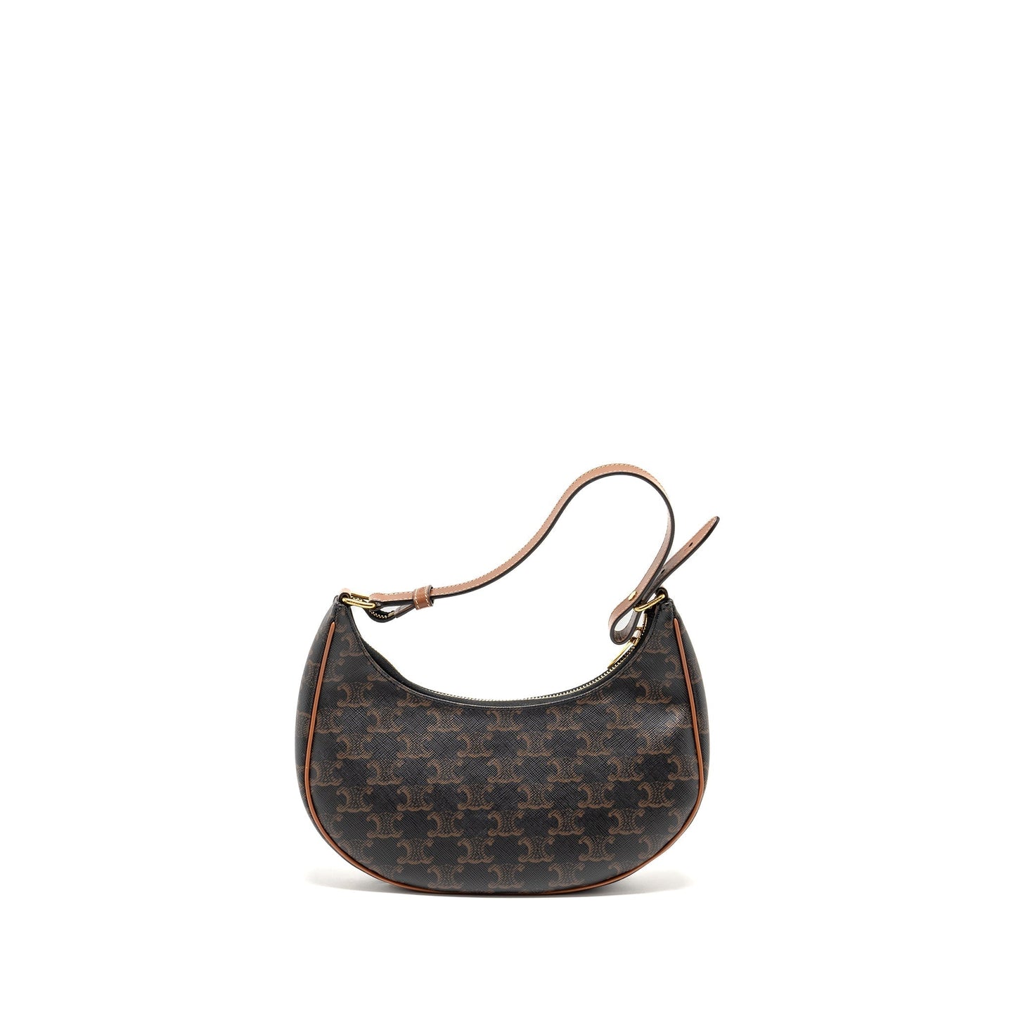 Luxury CELINE Ava Bag Triomphe Canvas Tan GHW