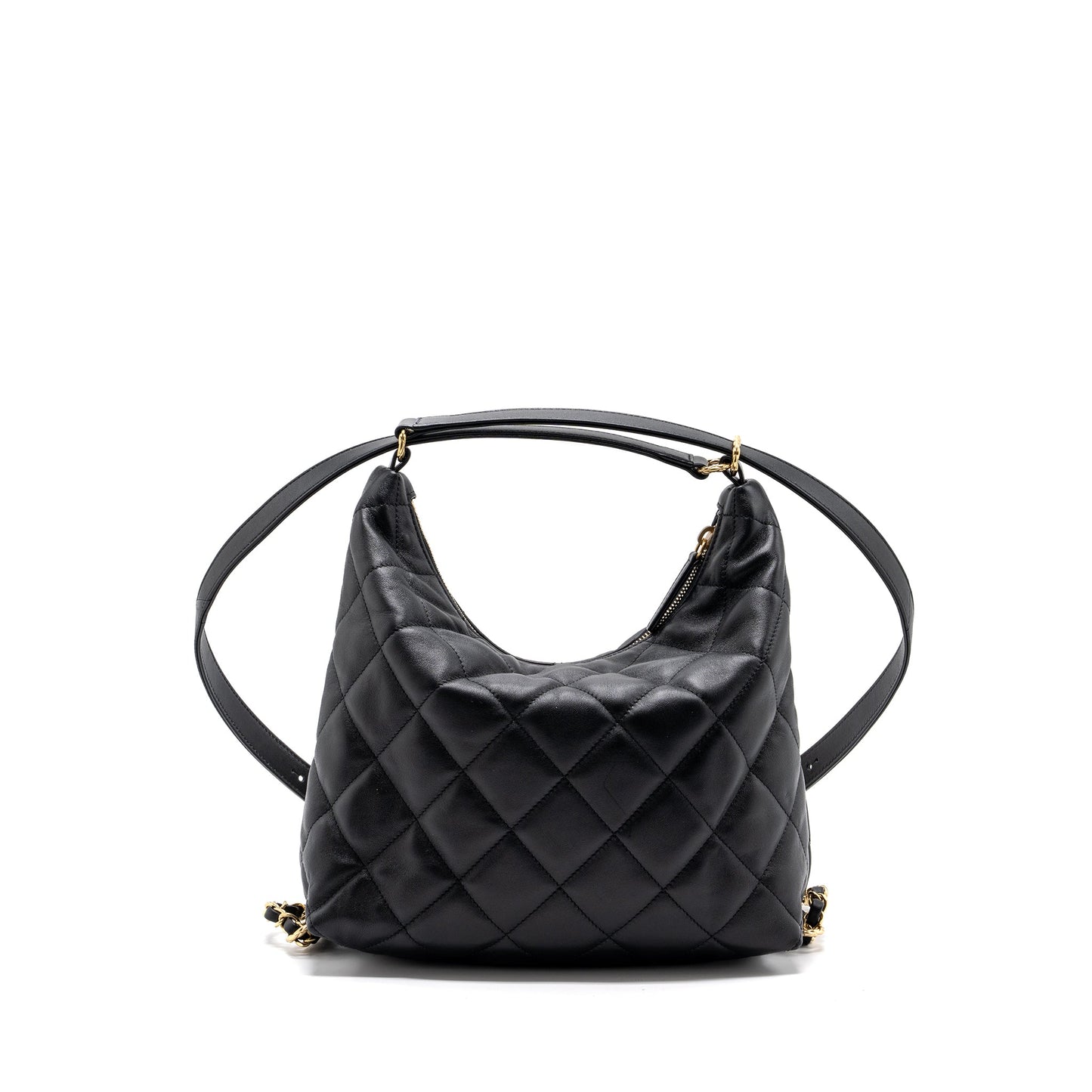 Chanel 22B hobo bag lambskin black  (microchip)