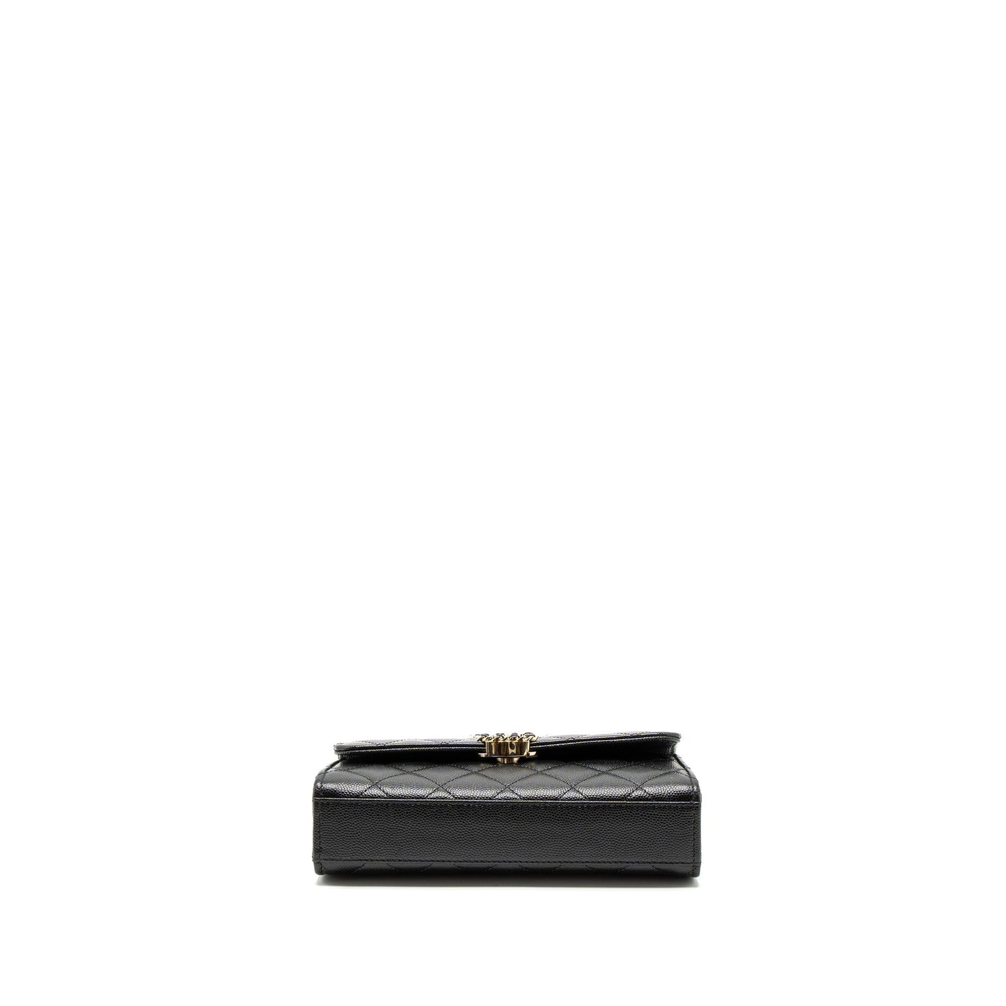 Chanel 23P Top Handle Mini Flap Bag Caviar Black L (Mcrochip)