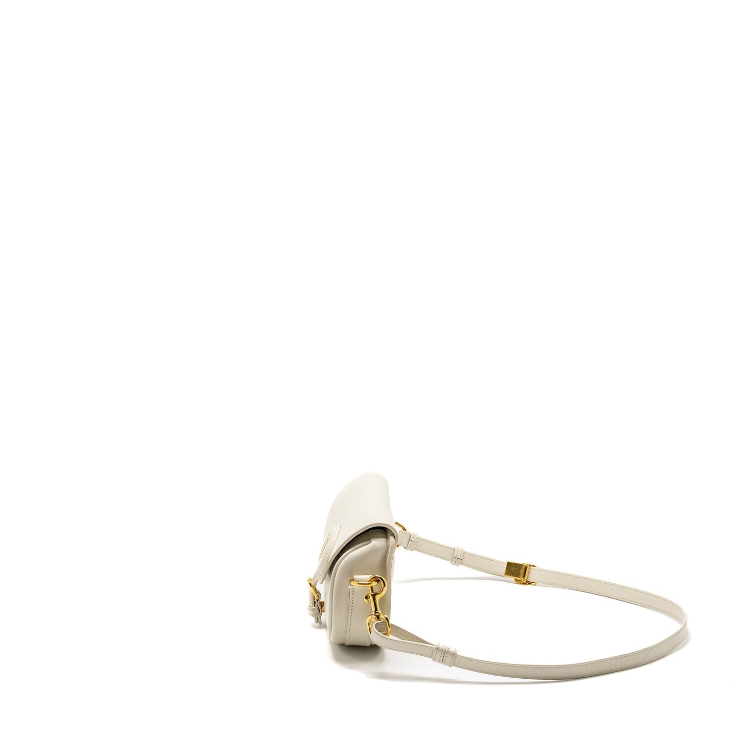 Dior Bobby East-West Purse Calfskin White