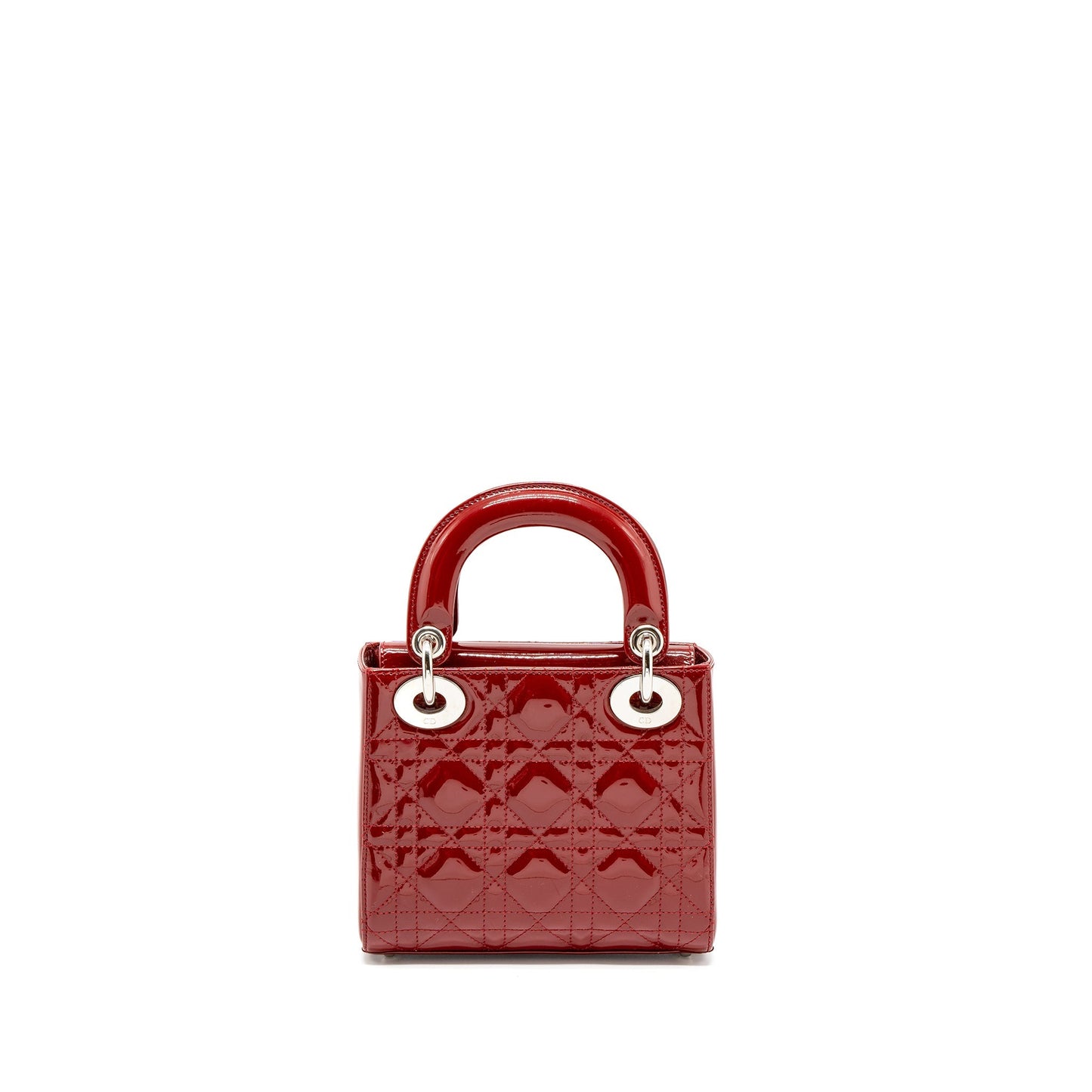 Dior Mini Lady Dior Patent Red