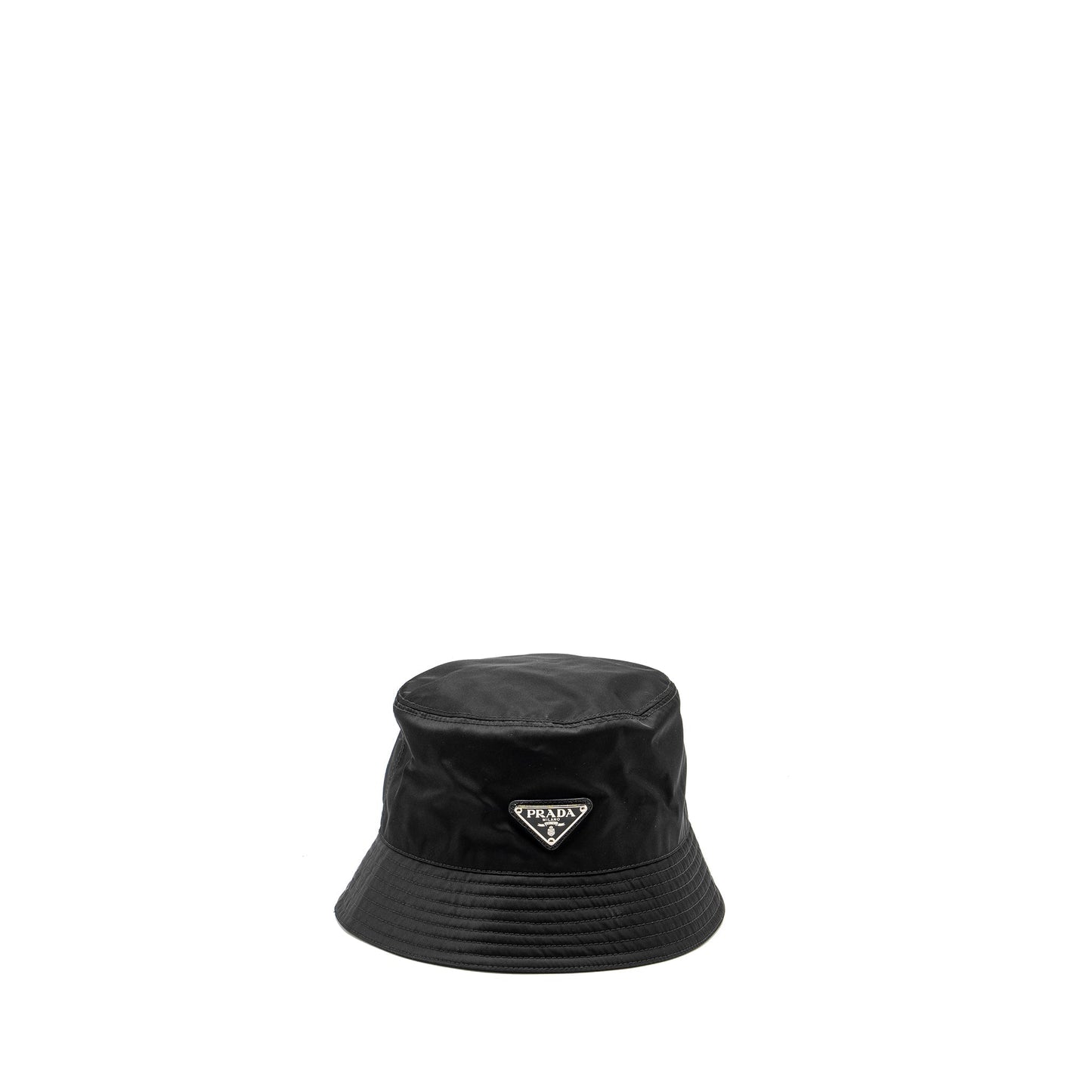 Prada Size M Re-Nylon Bucket Hat Black