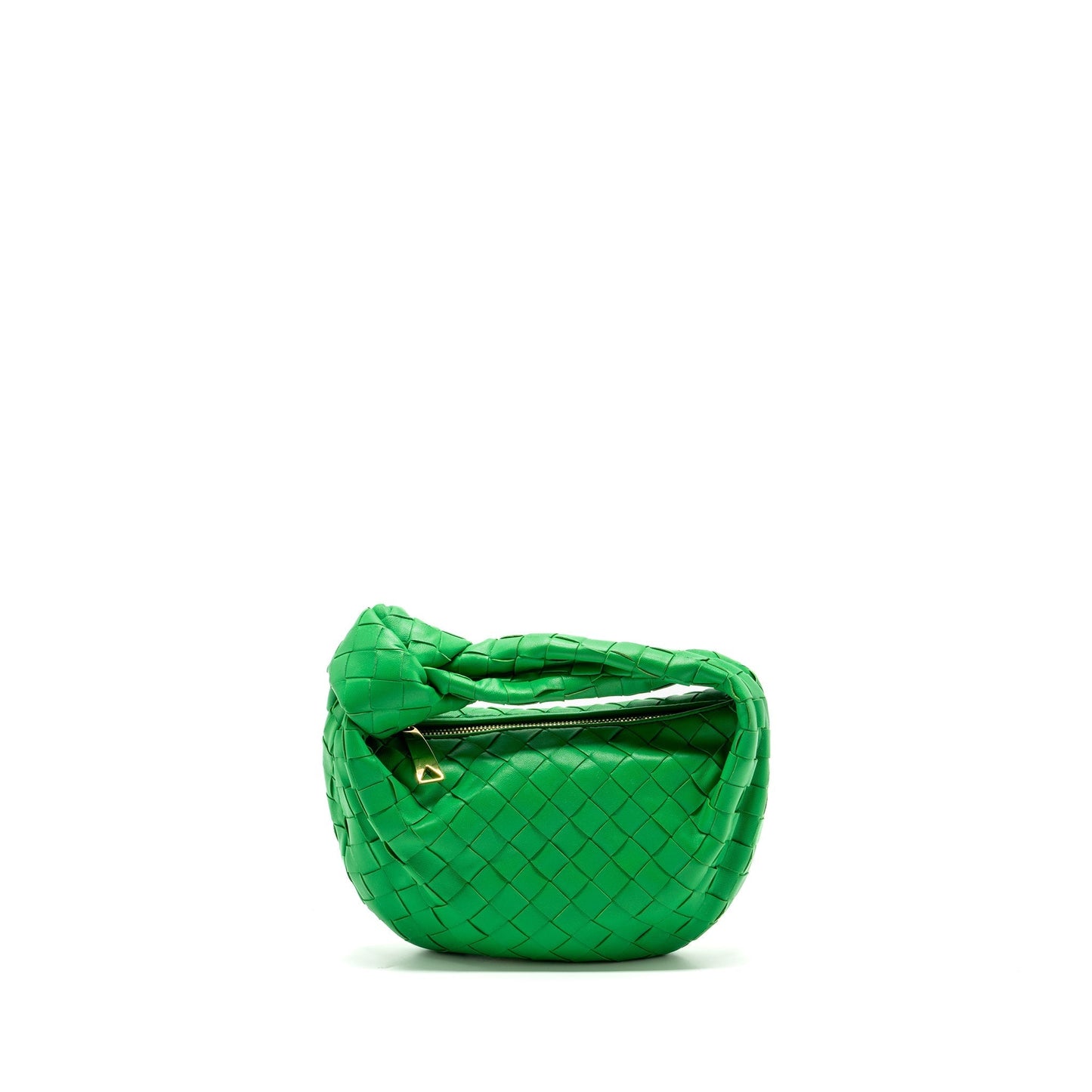 Bottega Veneta Mini Jodie Purse Lambskin Green