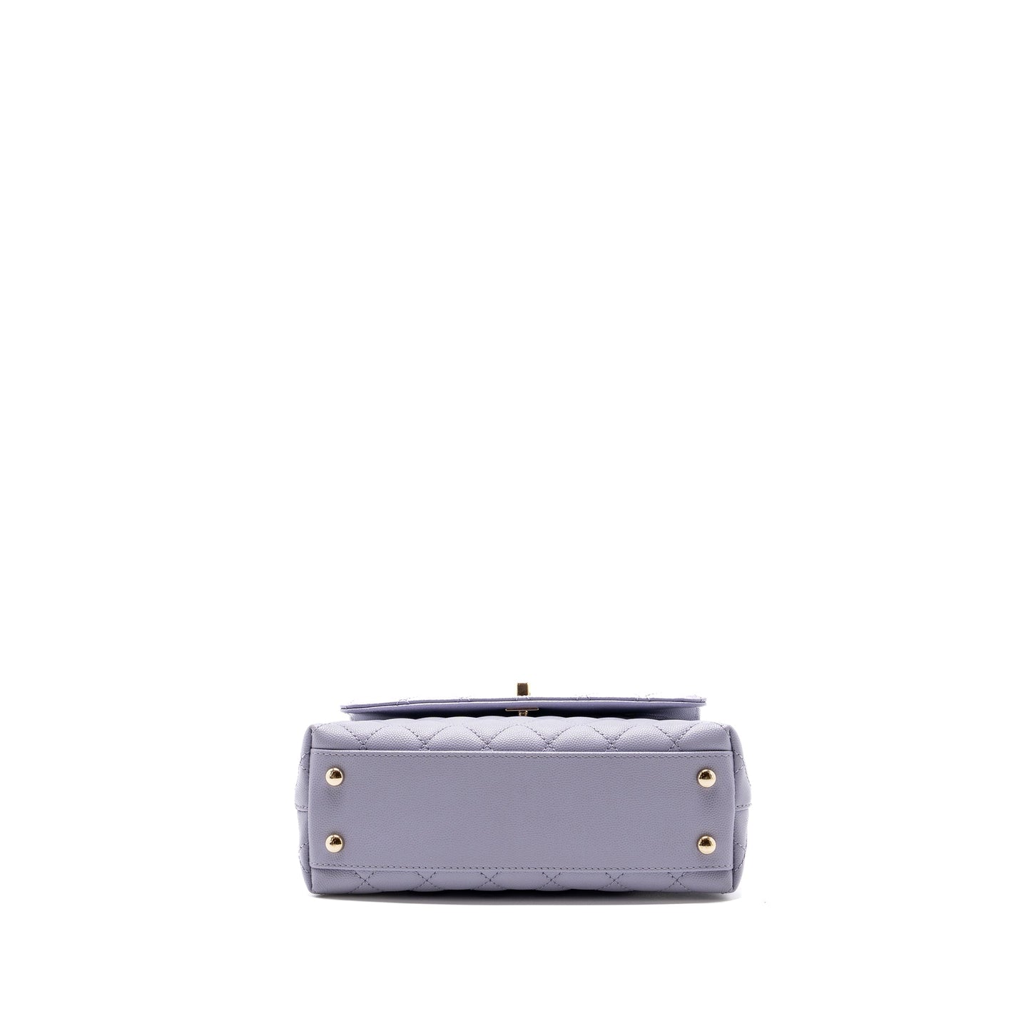 Chanel Small Coco Handle Caviar Light Purple L (Microchip)