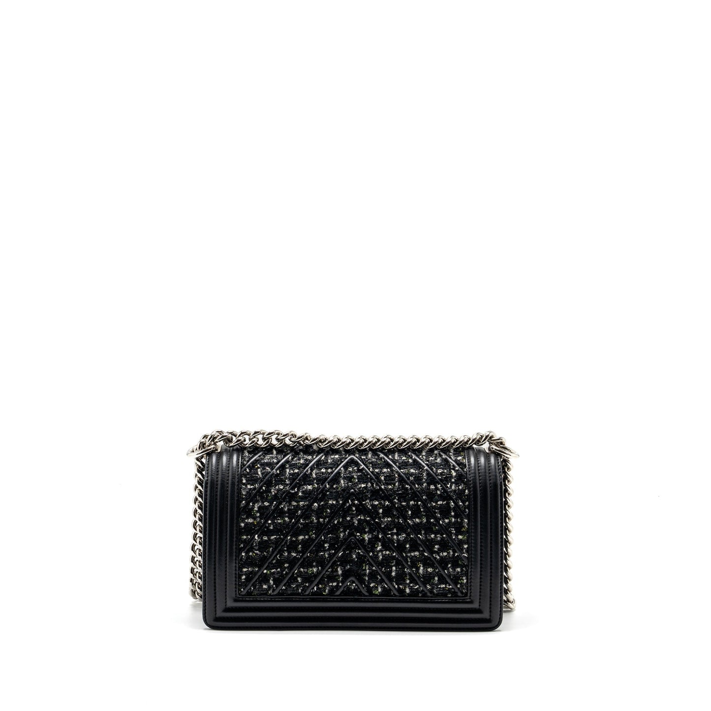 Chanel Medium Boy Bag Tweed/Calfskin black/Multicolour