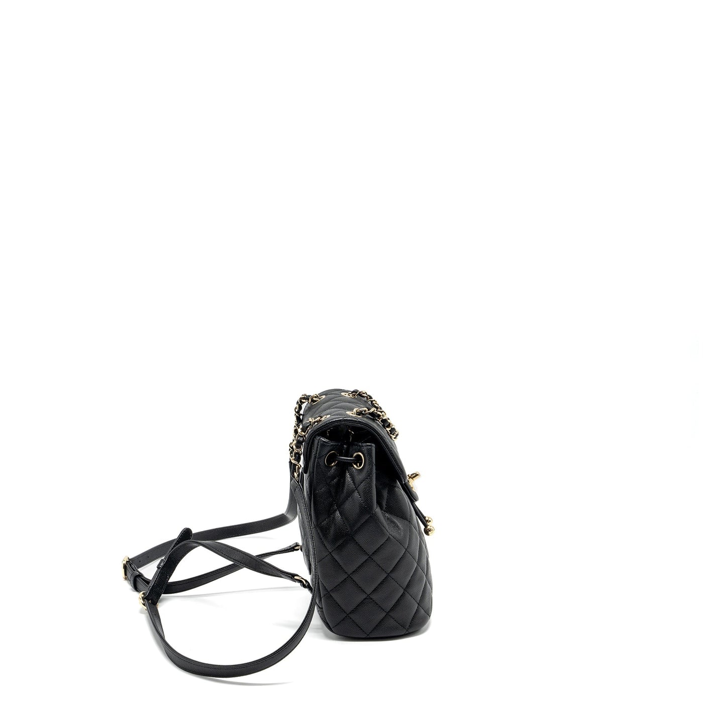 Chanel 23s mini Backpack Caviar Black L (Microchip)