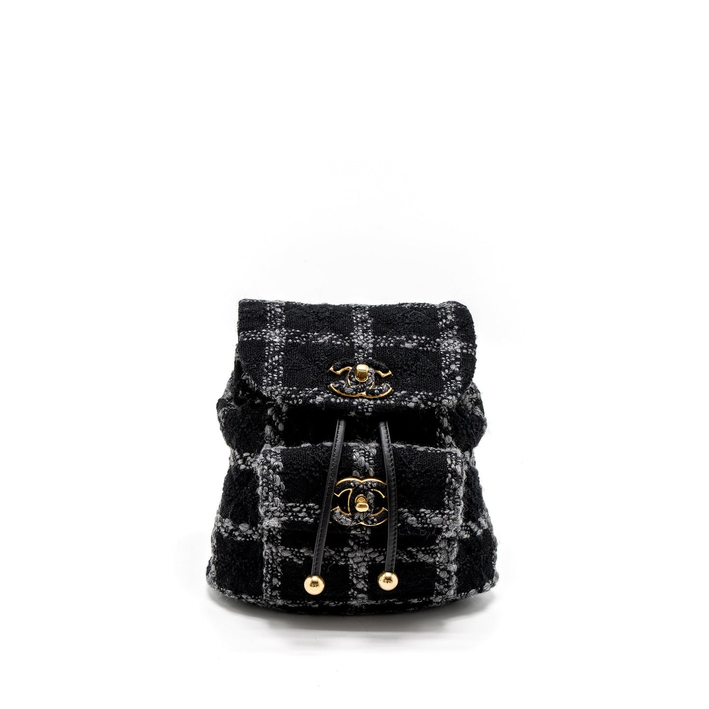 Chanel Duma Backpack Tweed Multicoloured Brushed  (Microchip)