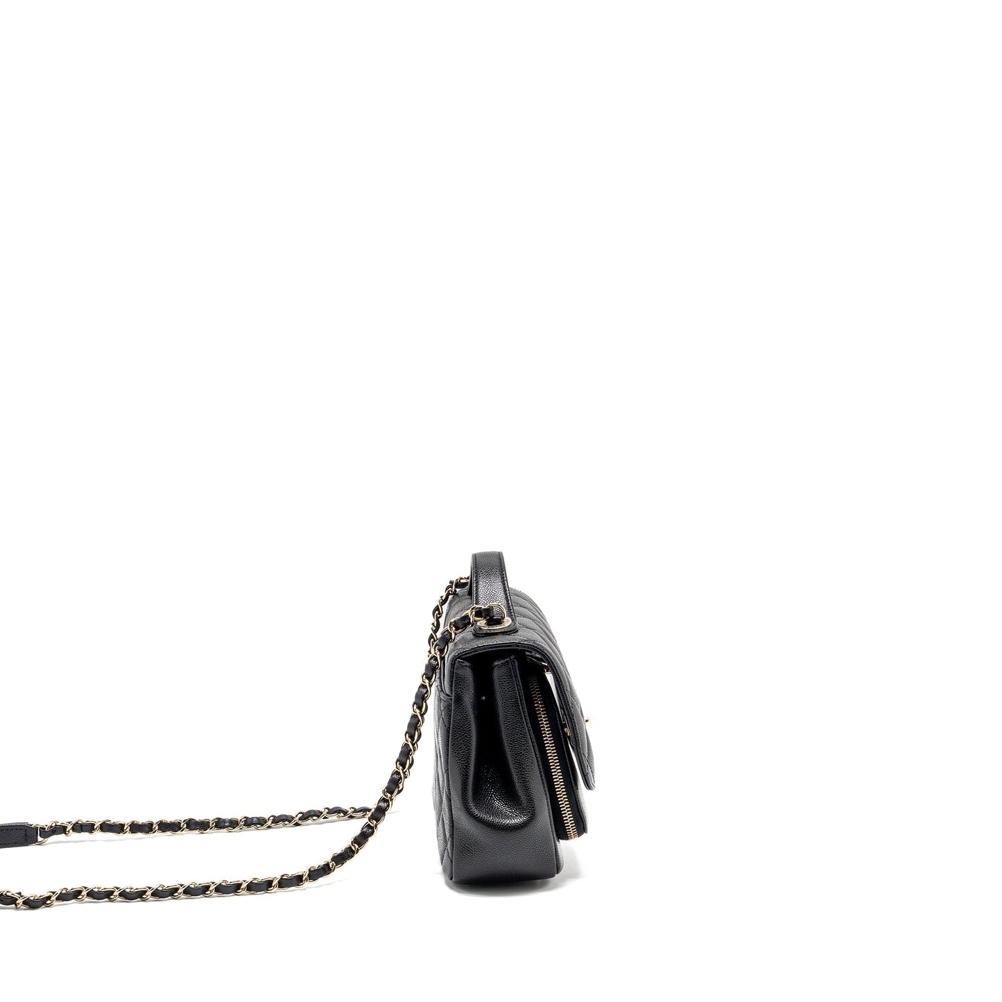 Chanel medium business affinity caviar black L (Microchip)