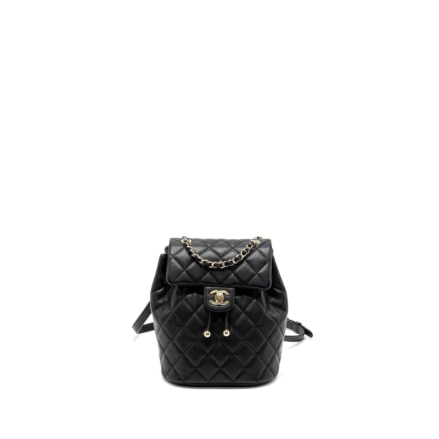 Chanel 23s mini Backpack Caviar Black L (Microchip)
