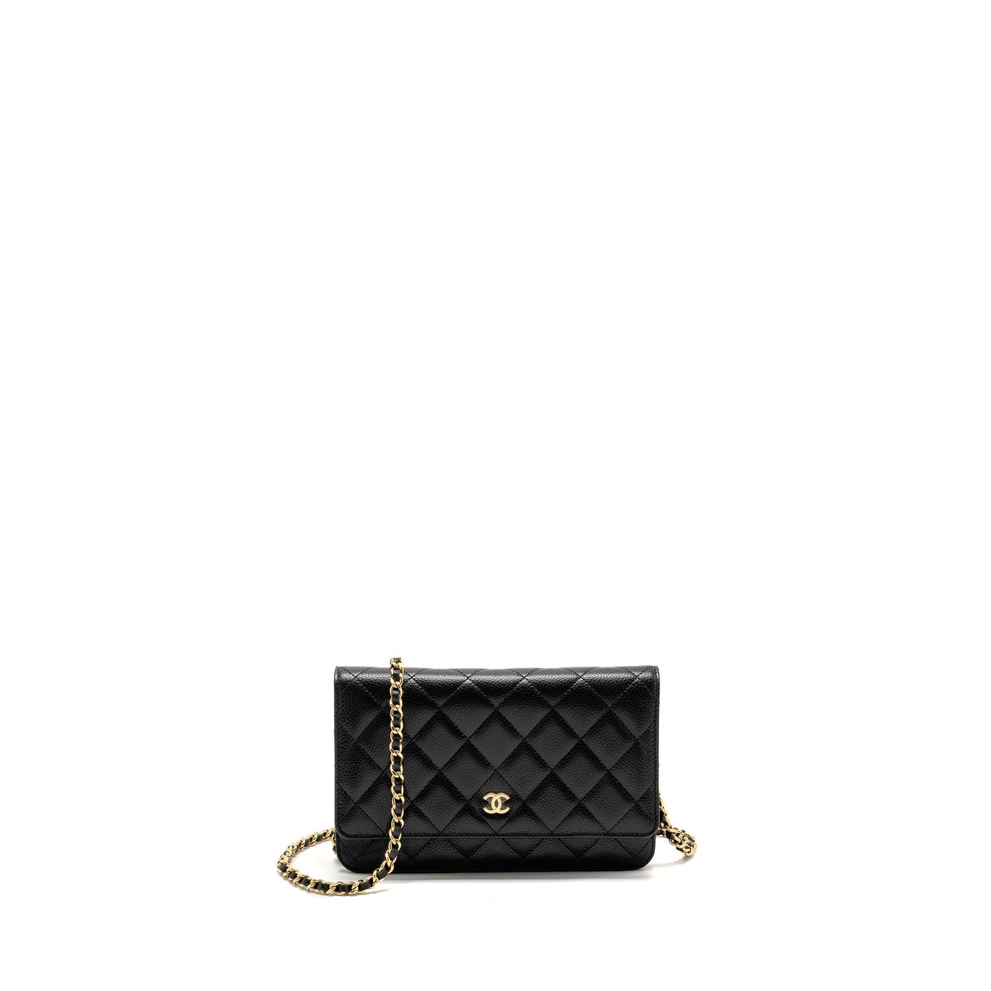 Chanel Classic Wallet on Chain Caviar Black (microchip)