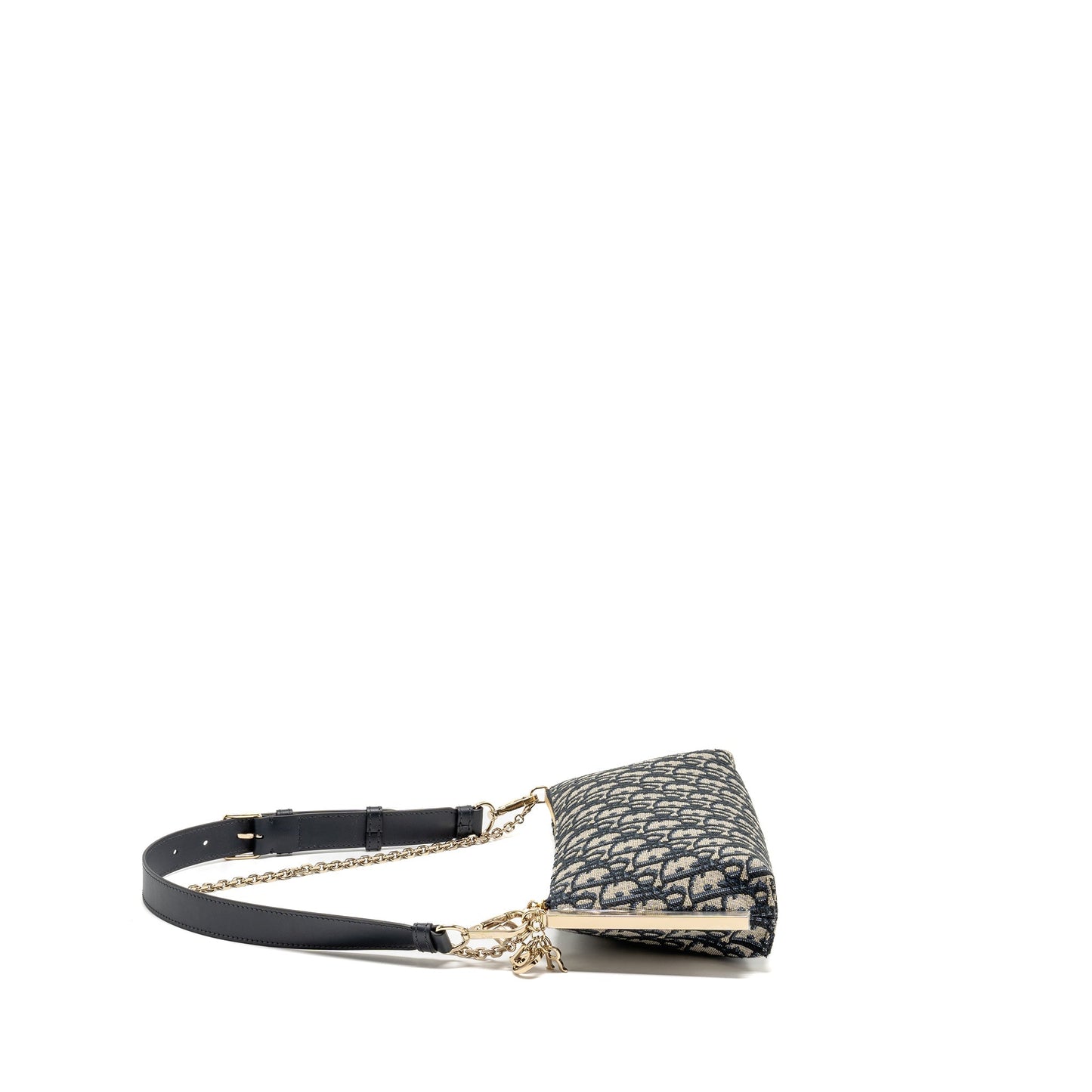 Dior Club Purse Blue Oblique Canvas