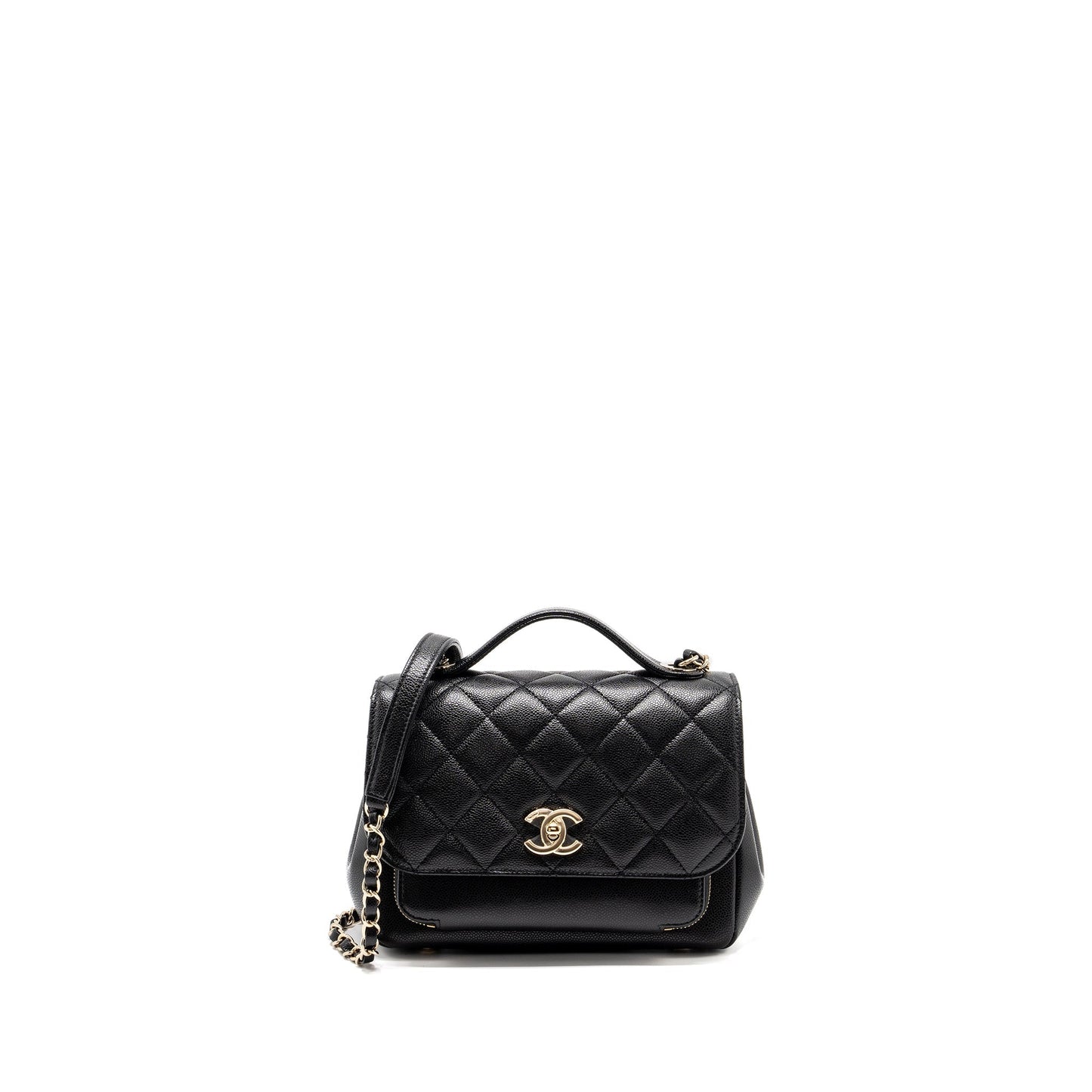 Chanel medium business affinity caviar black L (Microchip)