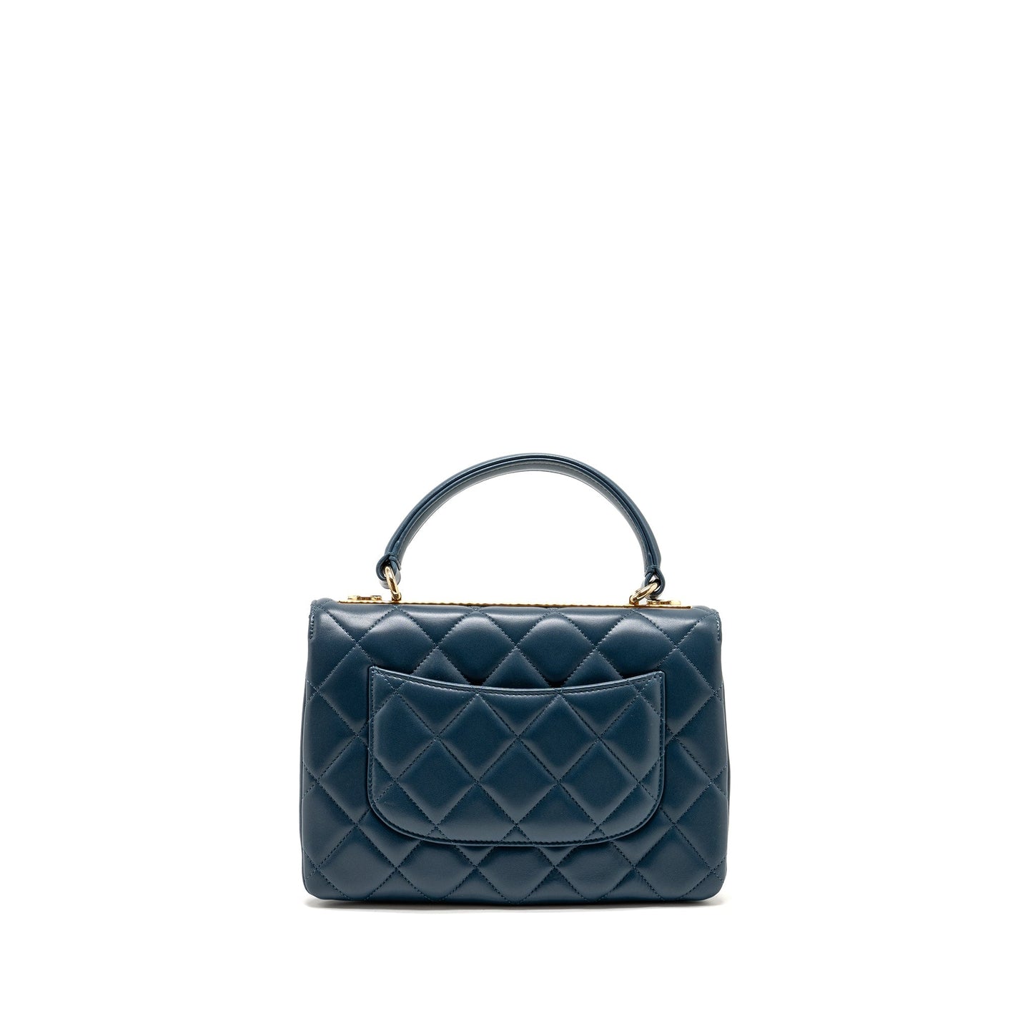 Chanel Small Trendy CC Flap Bag Lambskin Blue