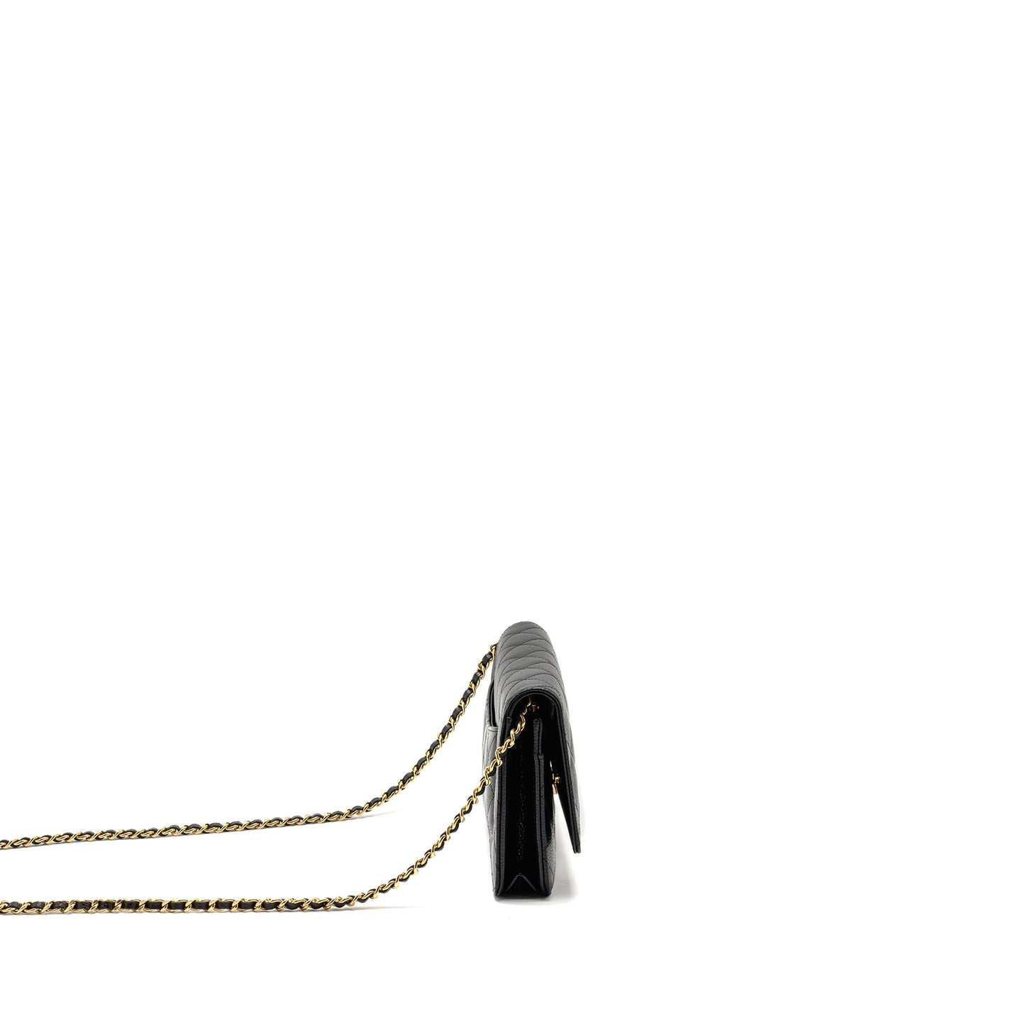 Chanel Classic Wallet on Chain Caviar Black (microchip)