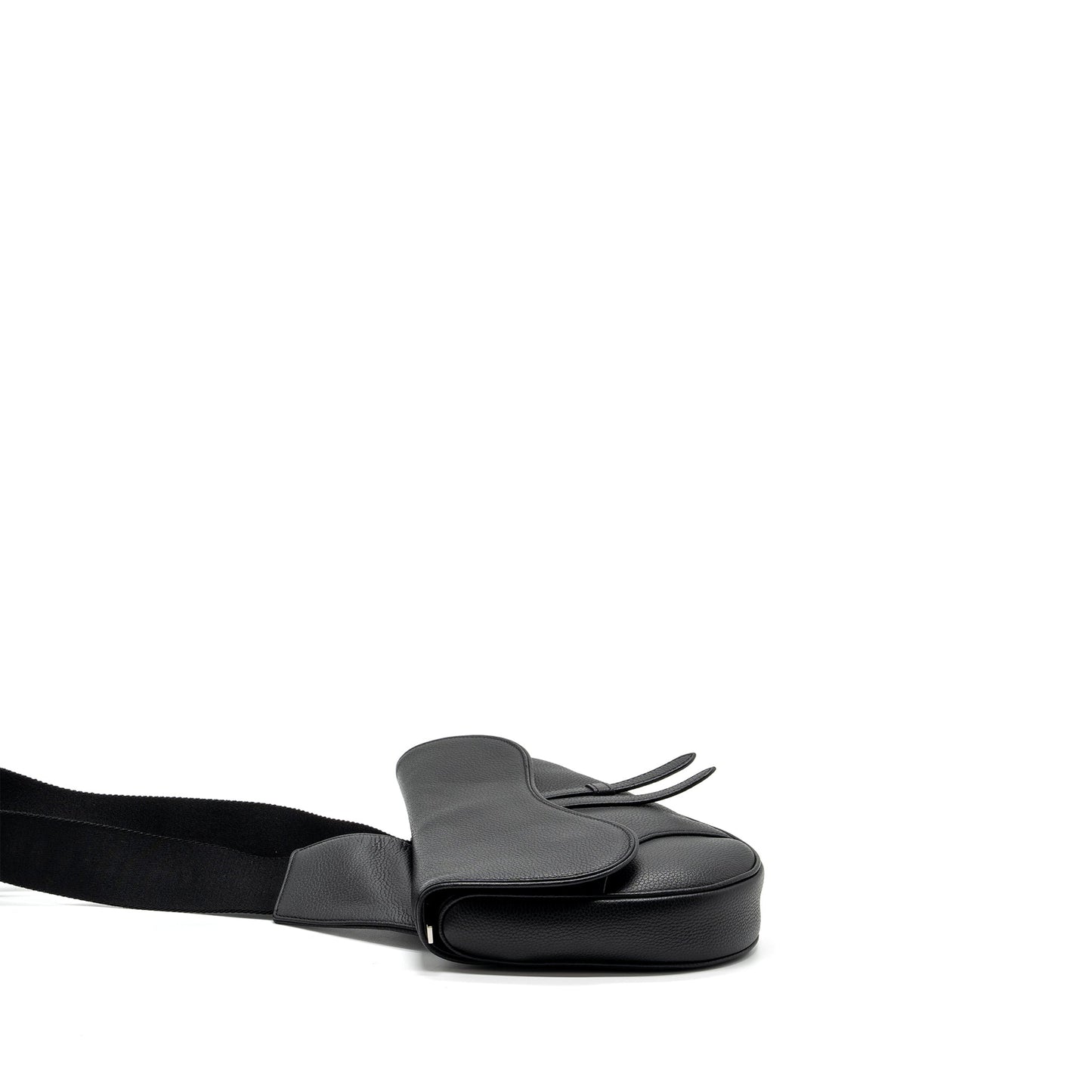 Dior Homme Saddle Purse Calfskin Black