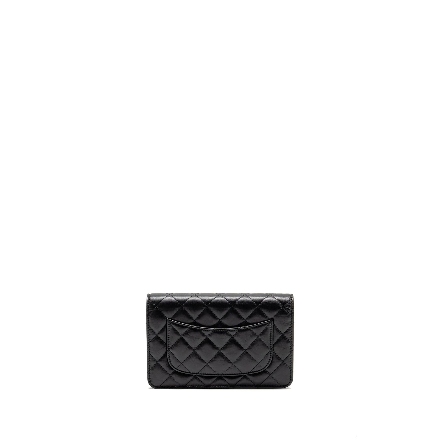 Chanel 2.55 Reissue Wallet on Chain Lambskin Black  (Microchip)