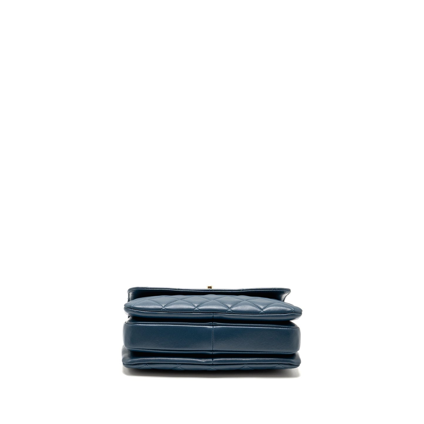 Chanel Small Trendy CC Flap Bag Lambskin Blue