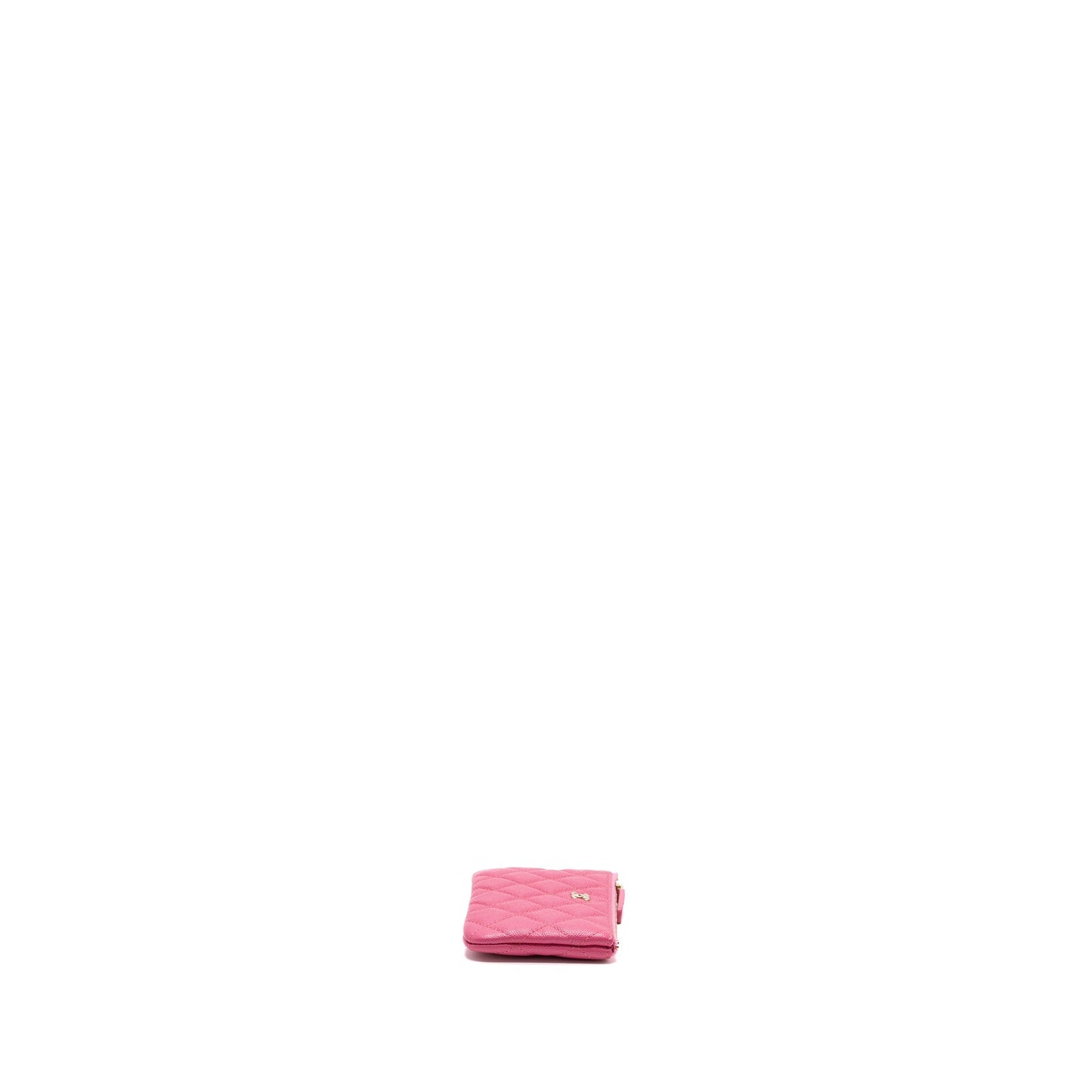 Chanel zippy pouch caviar pink L