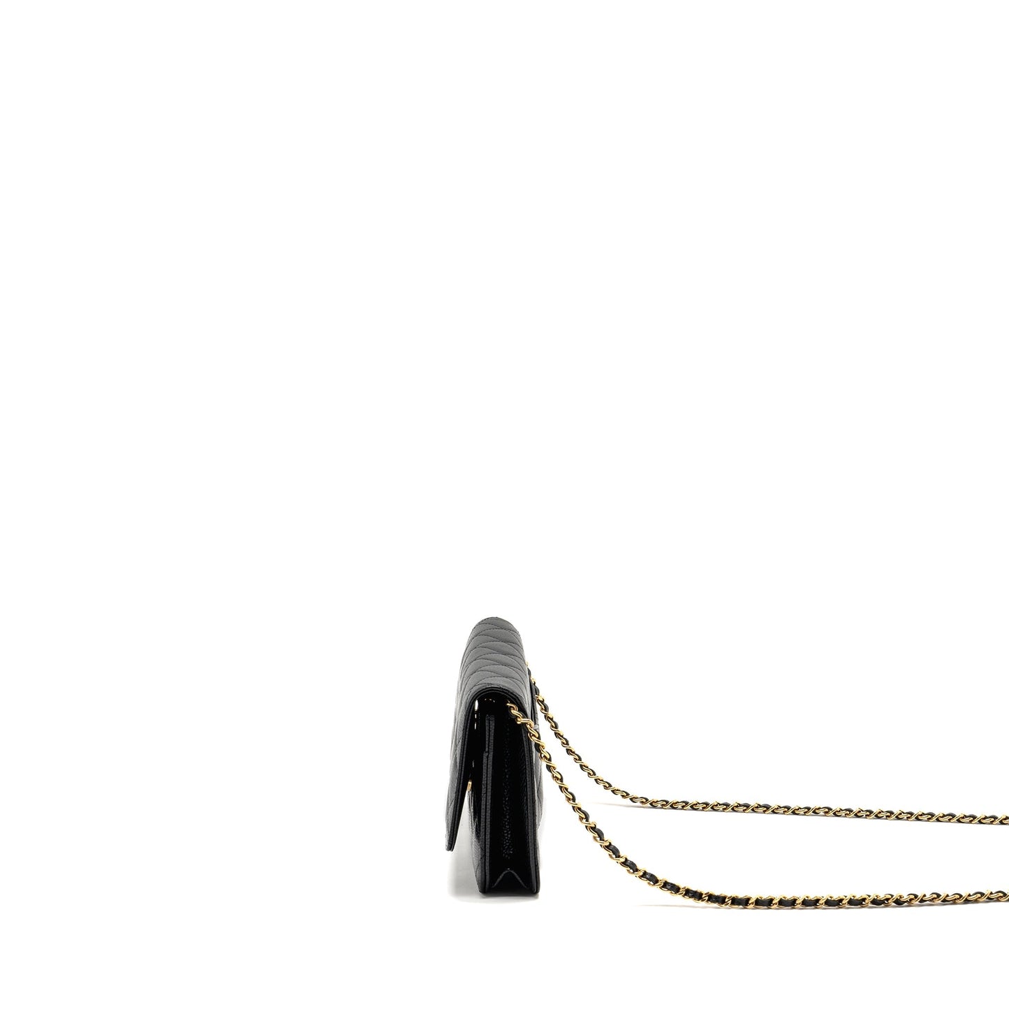 Chanel Classic Wallet on Chain Caviar Black (microchip)