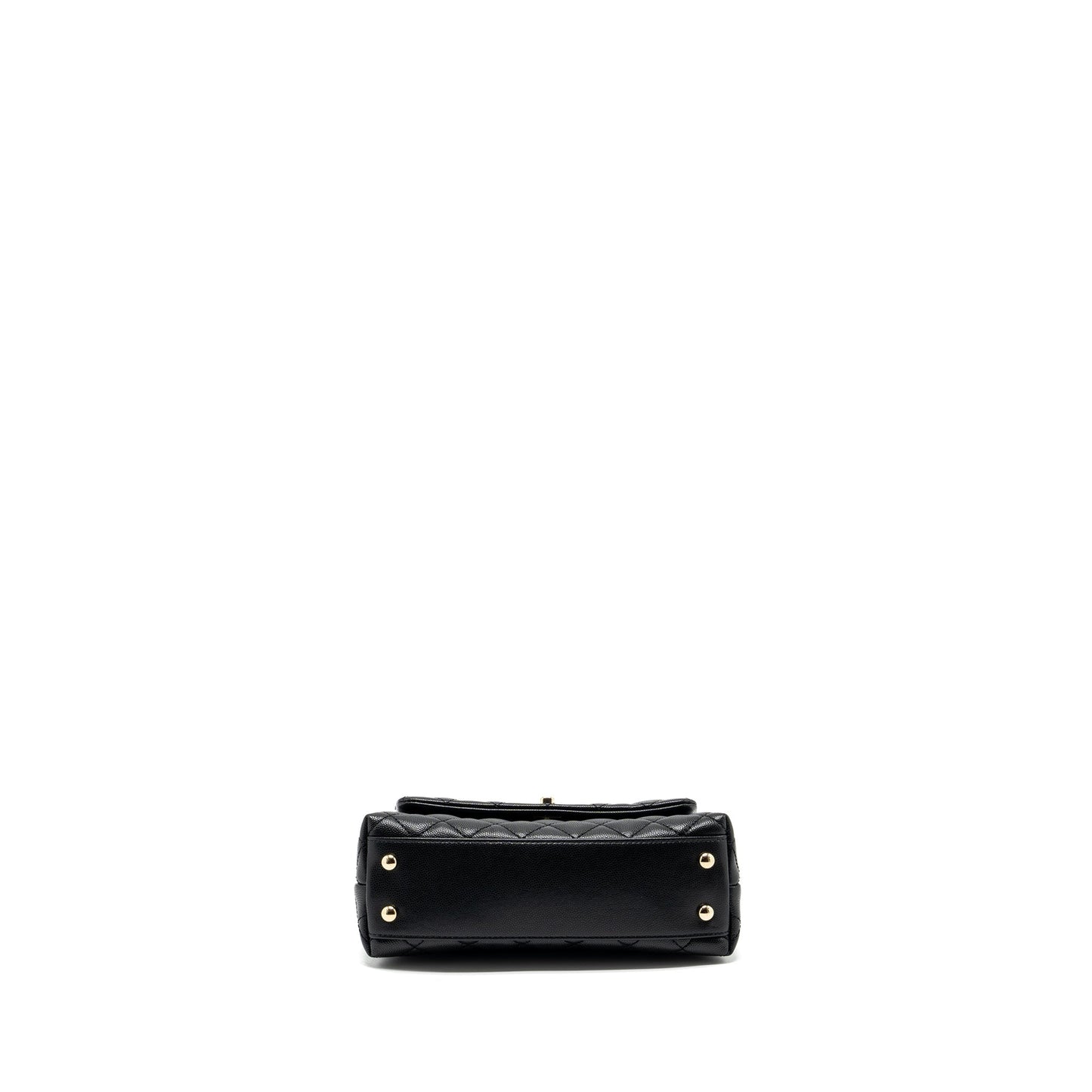 Chanel Small Coco Handle Caviar black L
