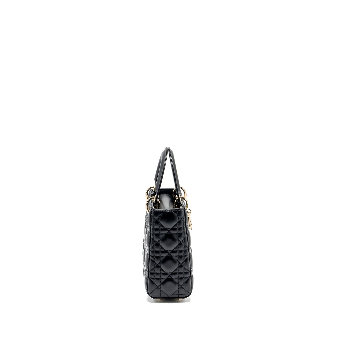 Small My Lady Dior Purse Lambskin Black