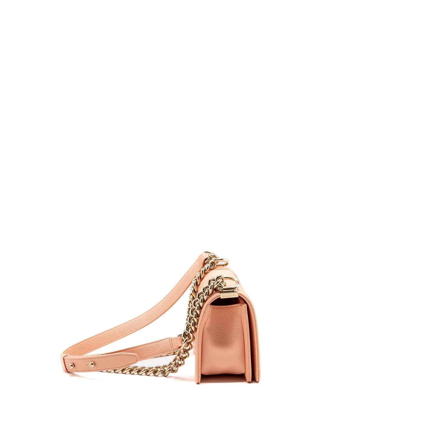 Chanel Small Boy Bag Caviar Light Pink L