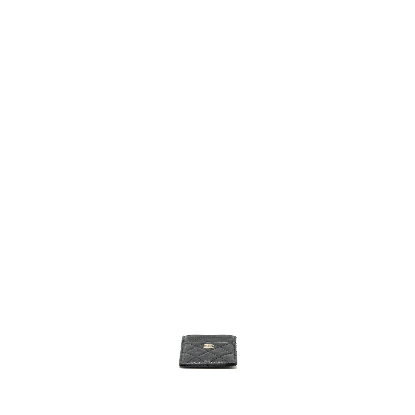 Chanel 23K Card Holder Caviar Black (Microchip)