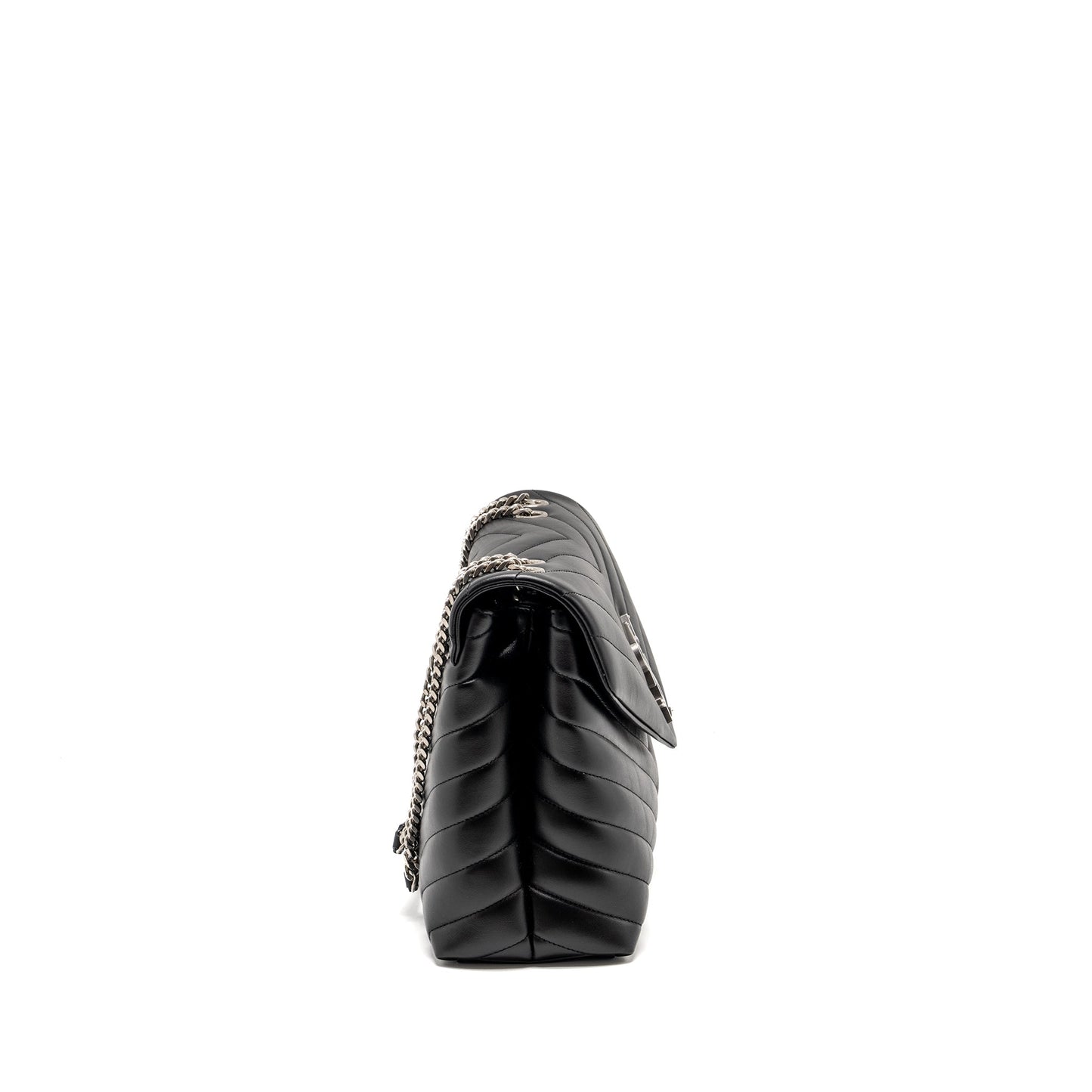 Saint Laurent Medium LouLou Mini Purse Calfskin Black