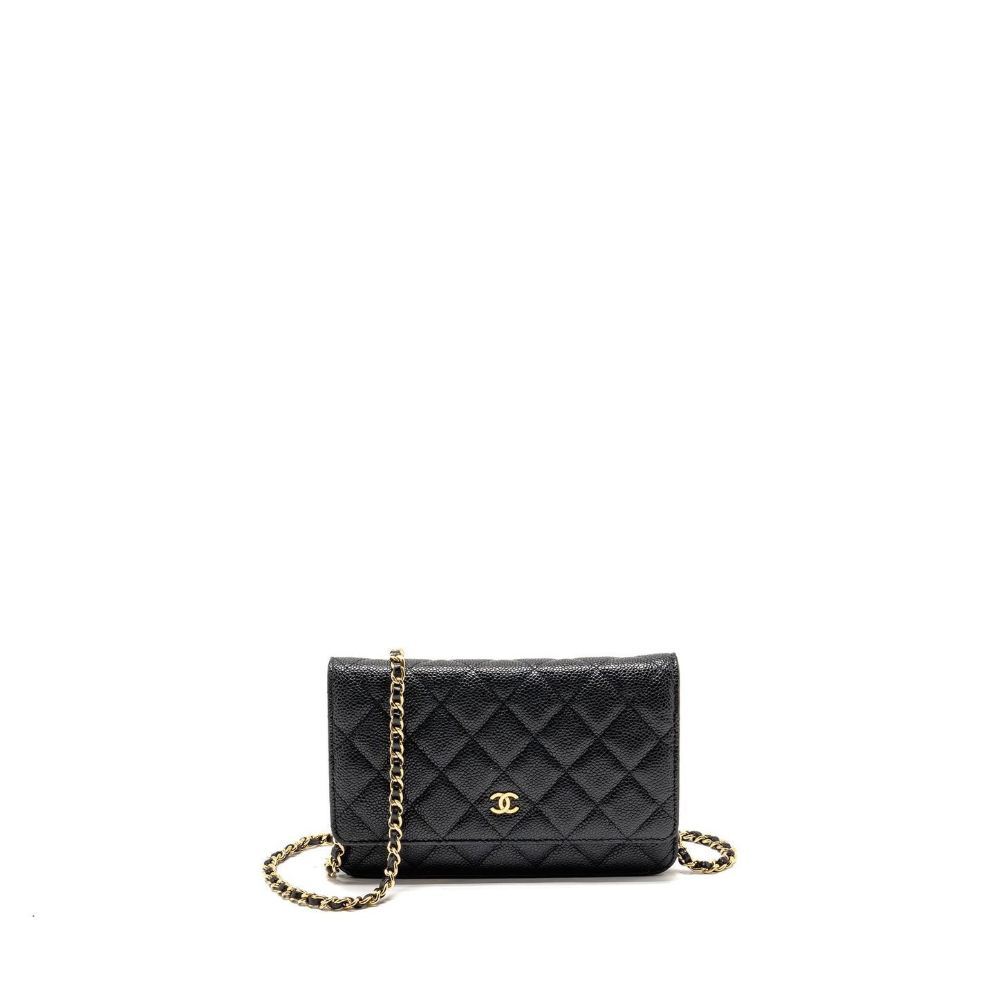 CHANEL Classic Wallet On Chain Caviar Black