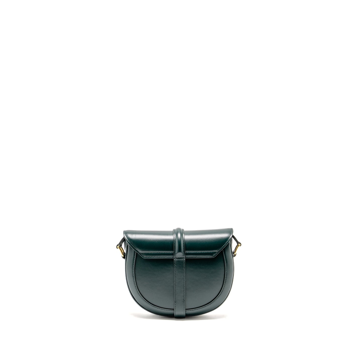 Celine Small Besace Purse Calfskin Dark Green