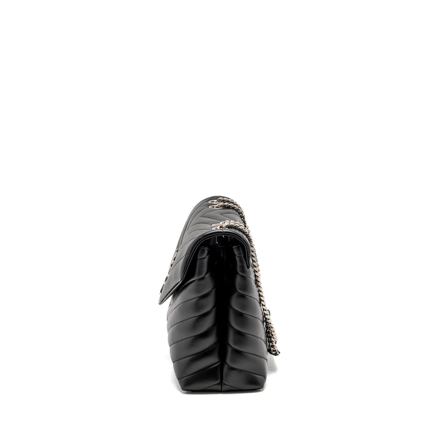 Saint Laurent Medium LouLou Mini Purse Calfskin Black