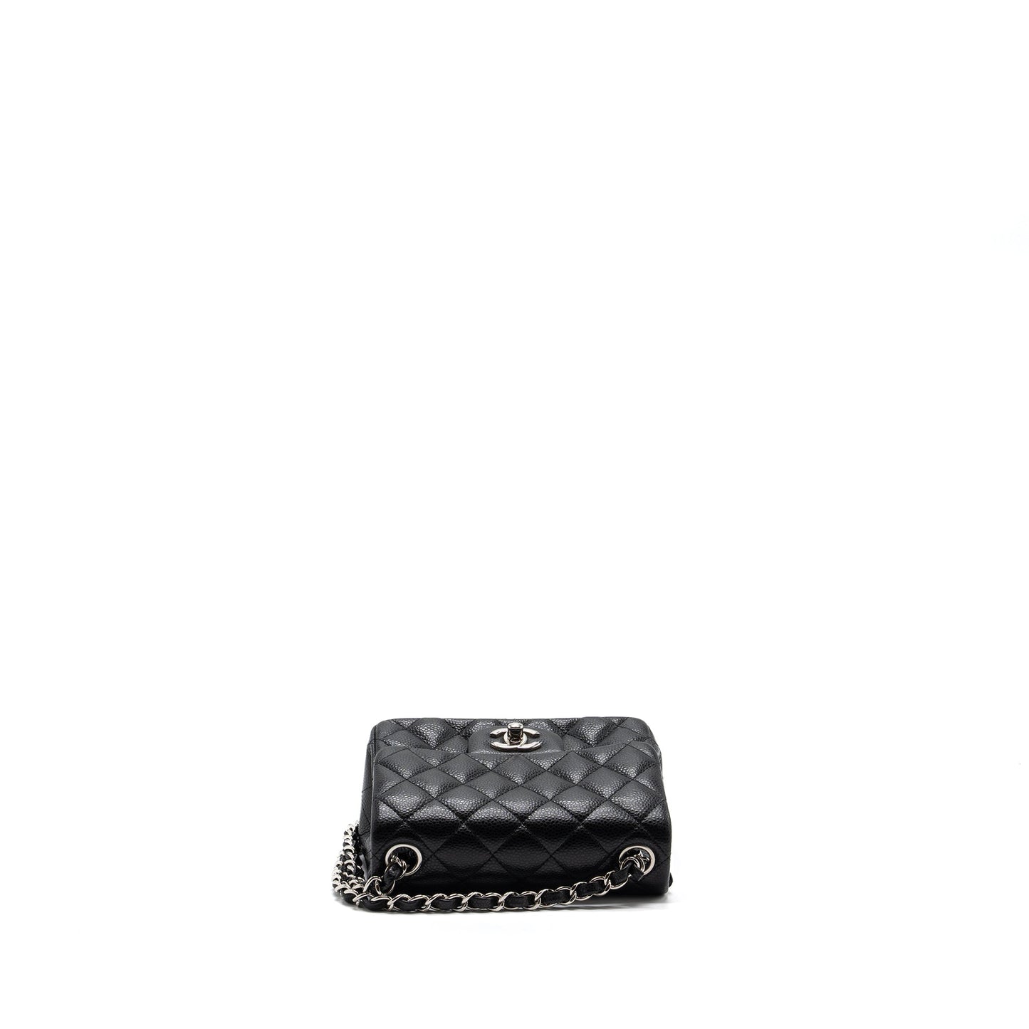 Chanel Classic Mini Square Flap Bag Caviar Black