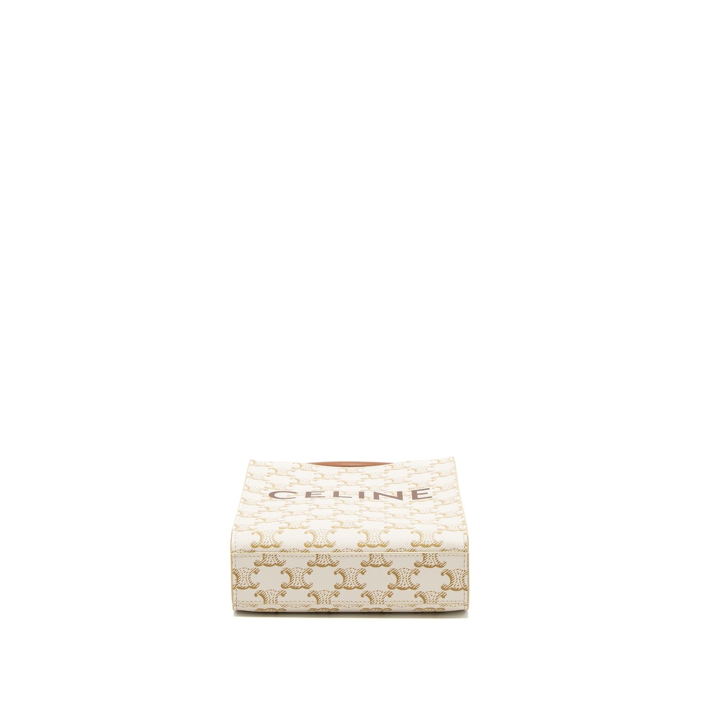 Celine Mini Vertical Caban Triomphe Canvas/Calfskin