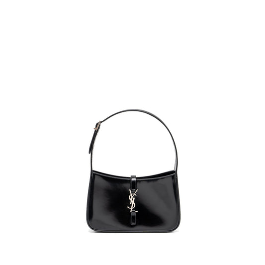 Saint Laurent Le 5 A 7 shiny calfskin black