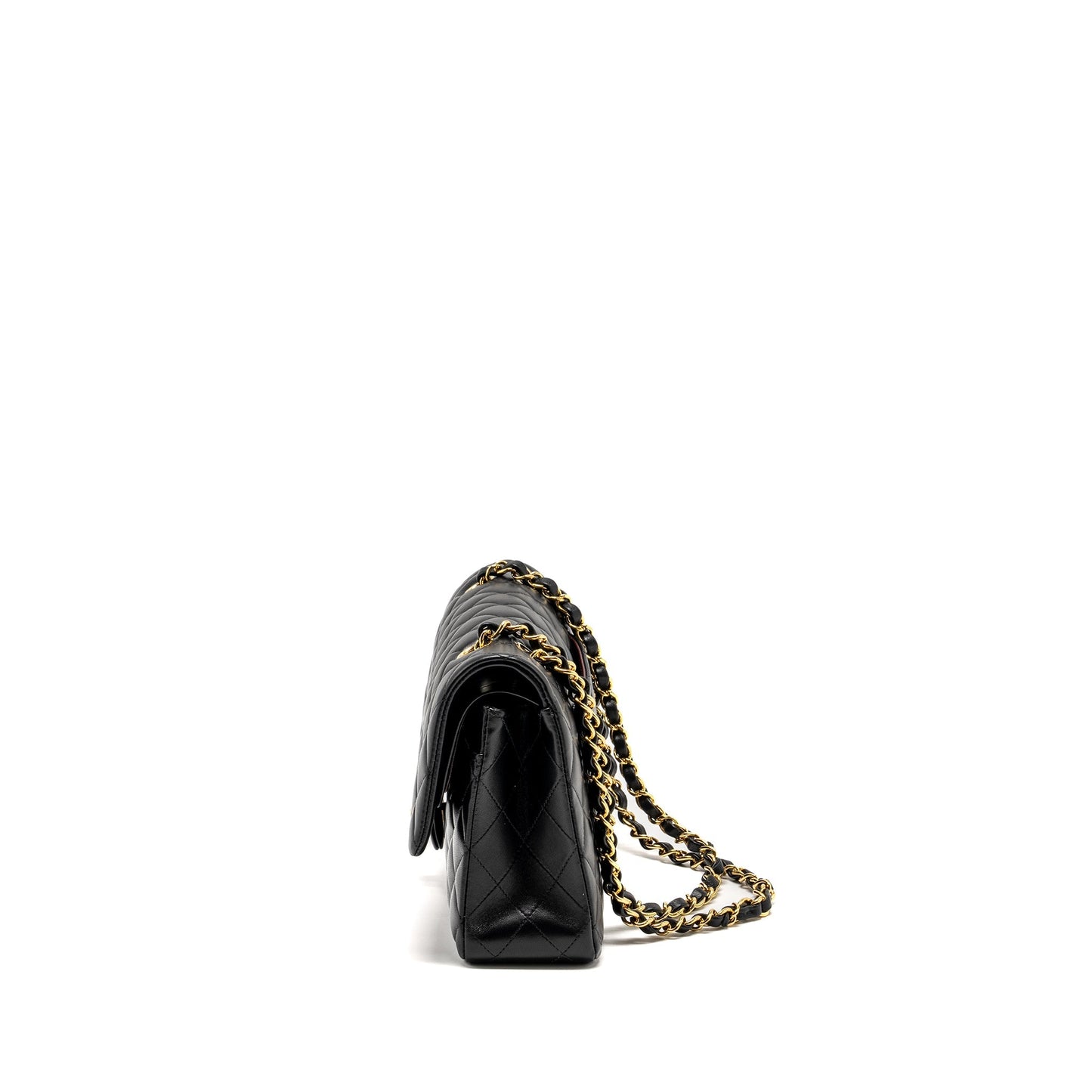 Chanel Medium Classic Double Flap Bag Lambskin Black